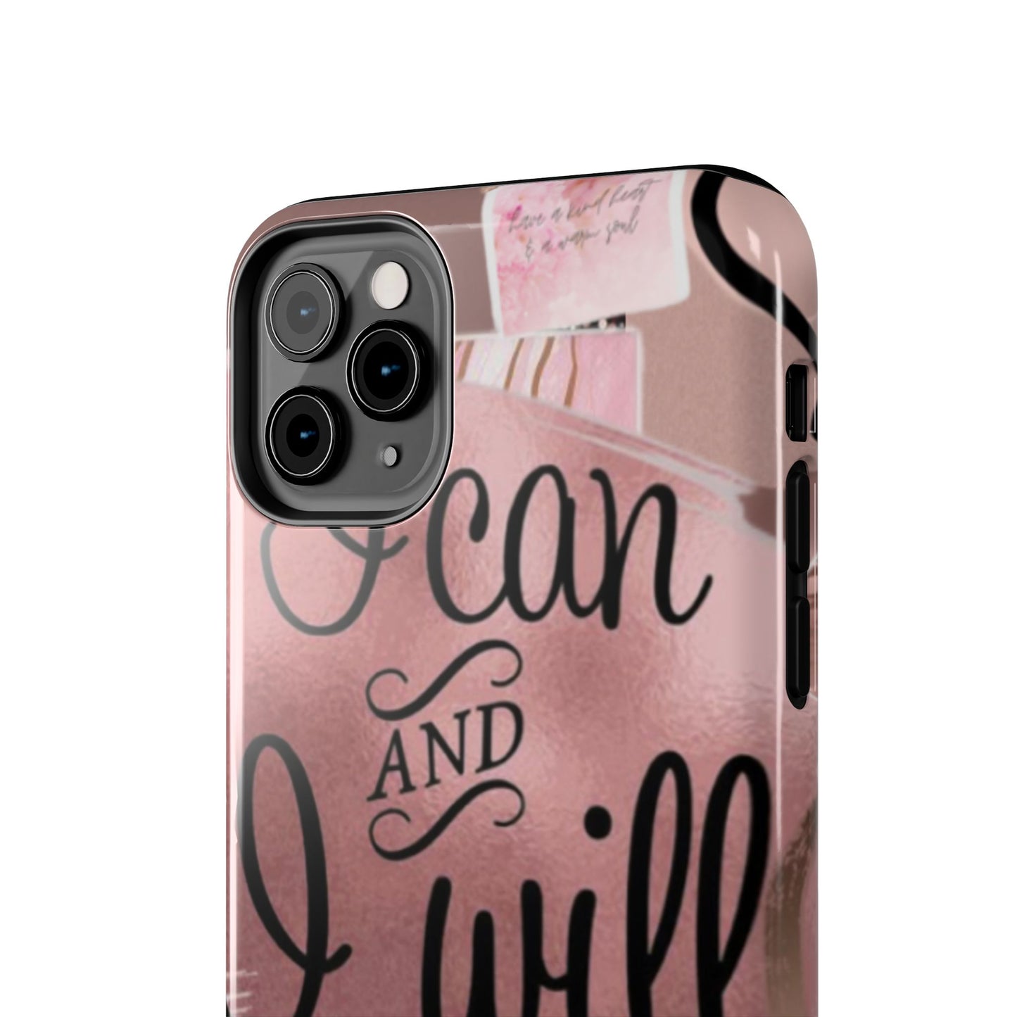 I can and I will  phone case faith, focus, and fierceness