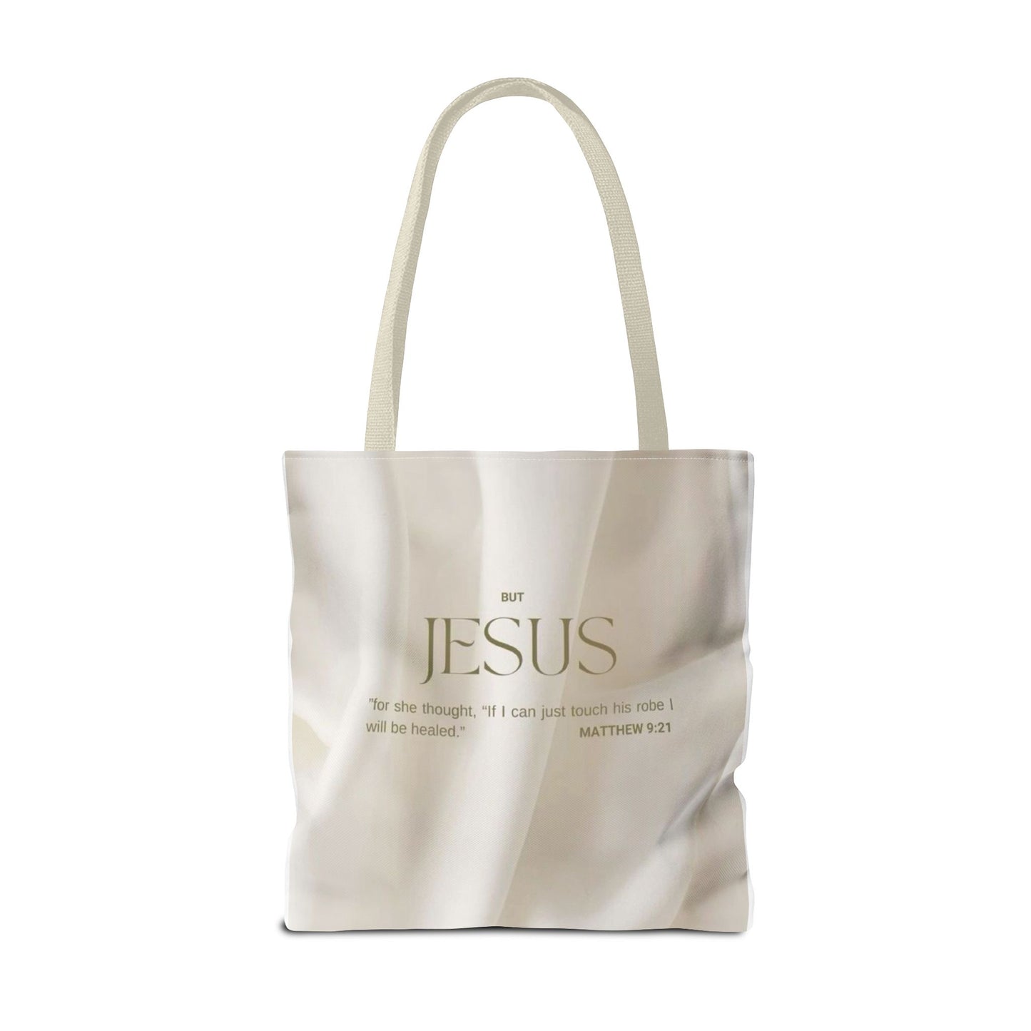 But Jesus healing scripture Tote Bag