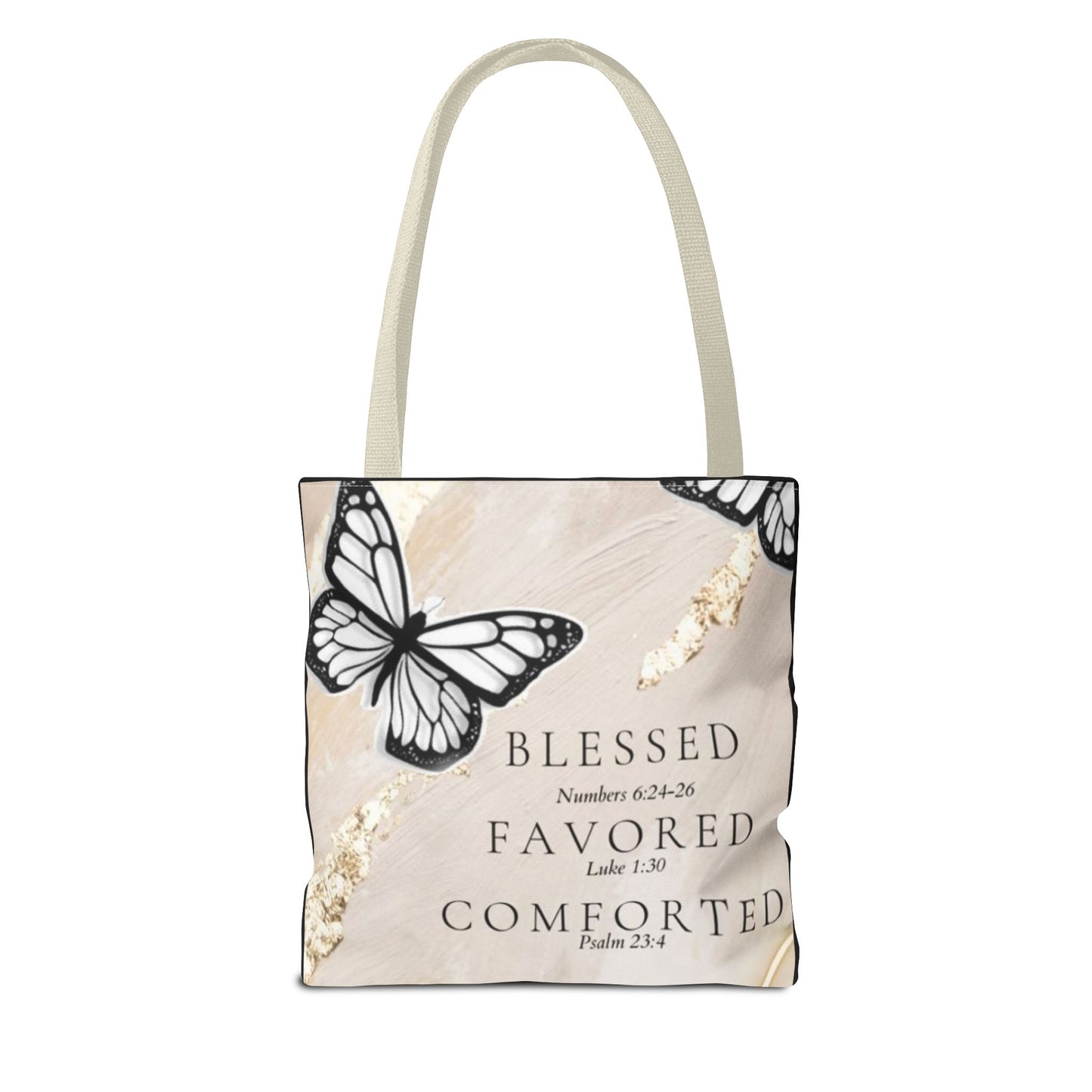 Blessed and  favored Tote Bag