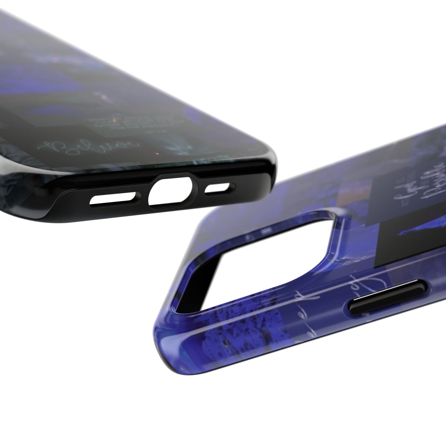 Deep blue faith, phone case with God, all things are possible