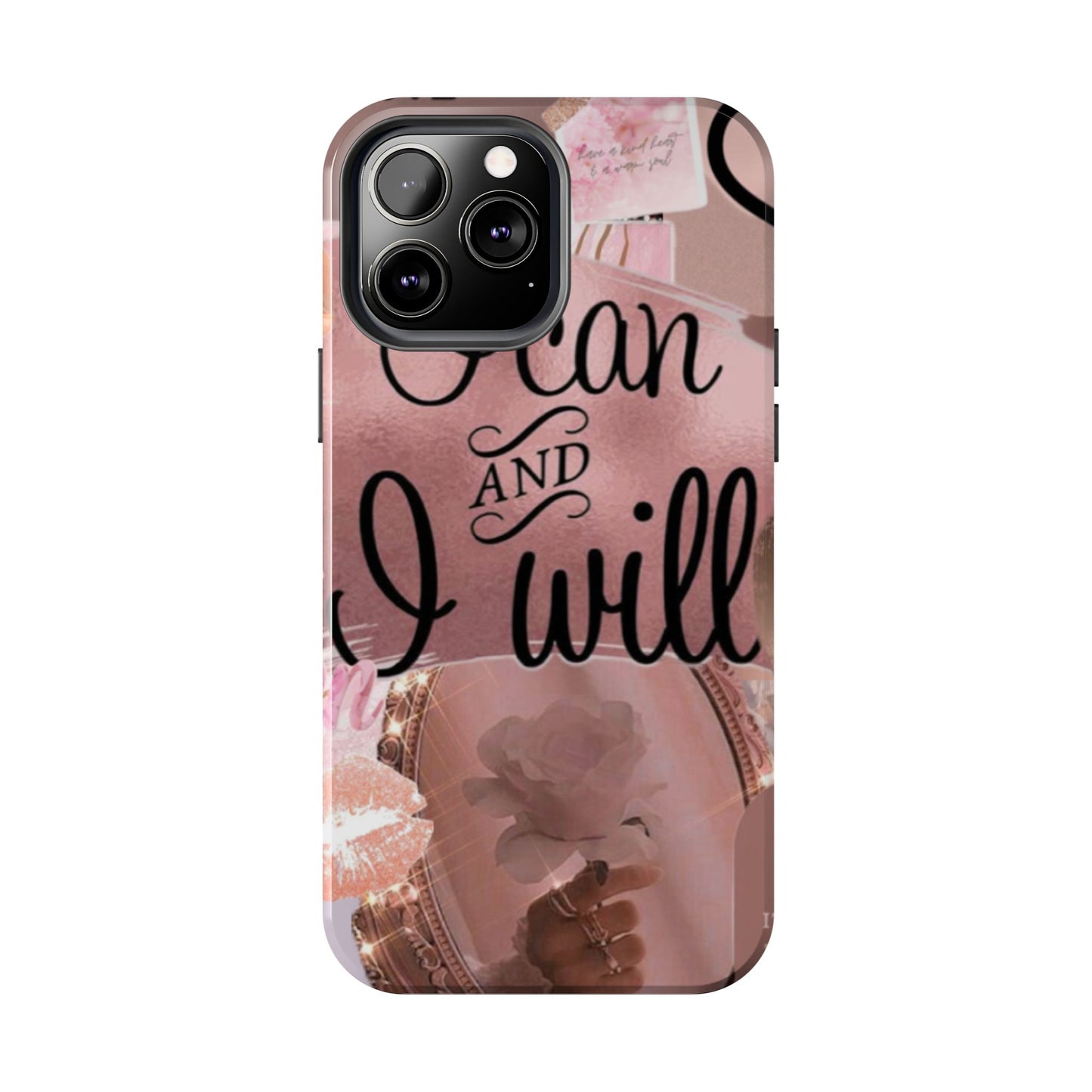 I can and I will  phone case faith, focus, and fierceness