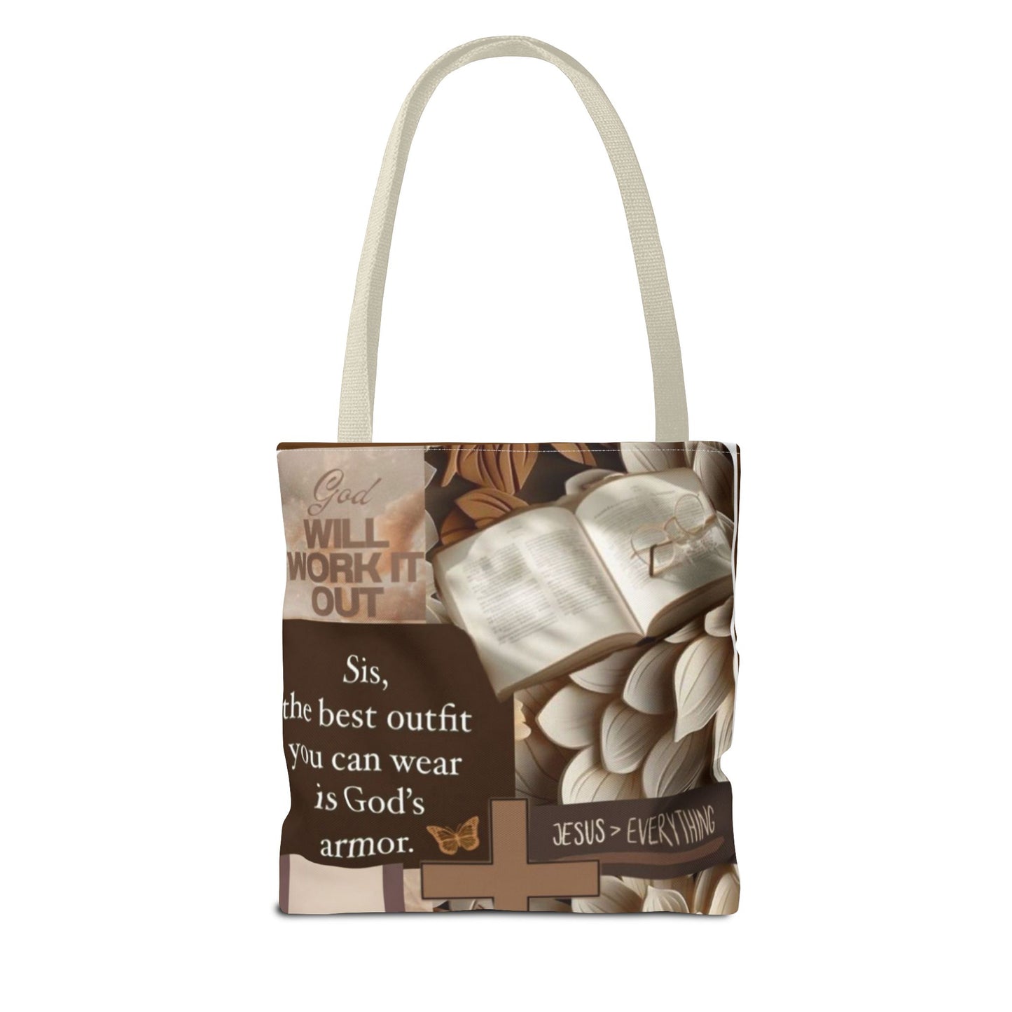 Inspirational Faith Tote Bag - Jesus is Everything Design