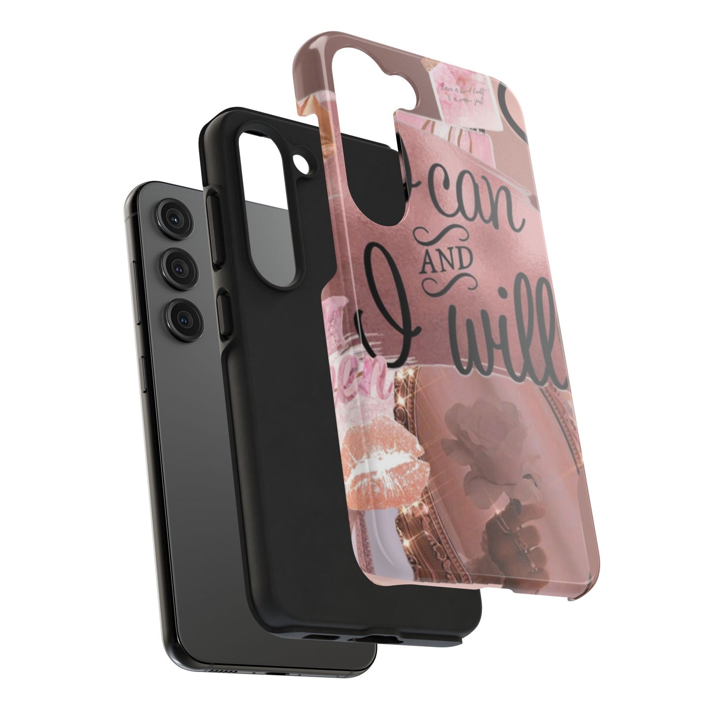 I can and I will  phone case faith, focus, and fierceness