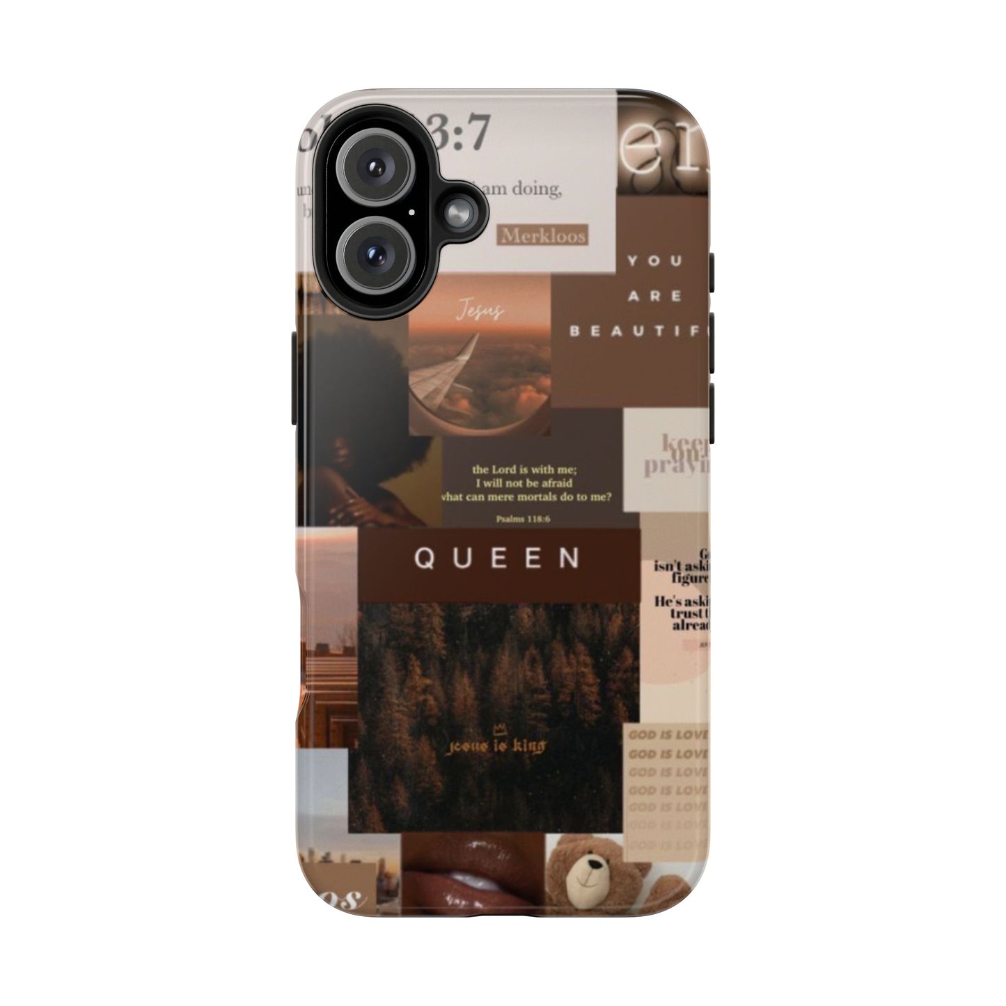 Jesus is King phone case identity, trust and power and every hold