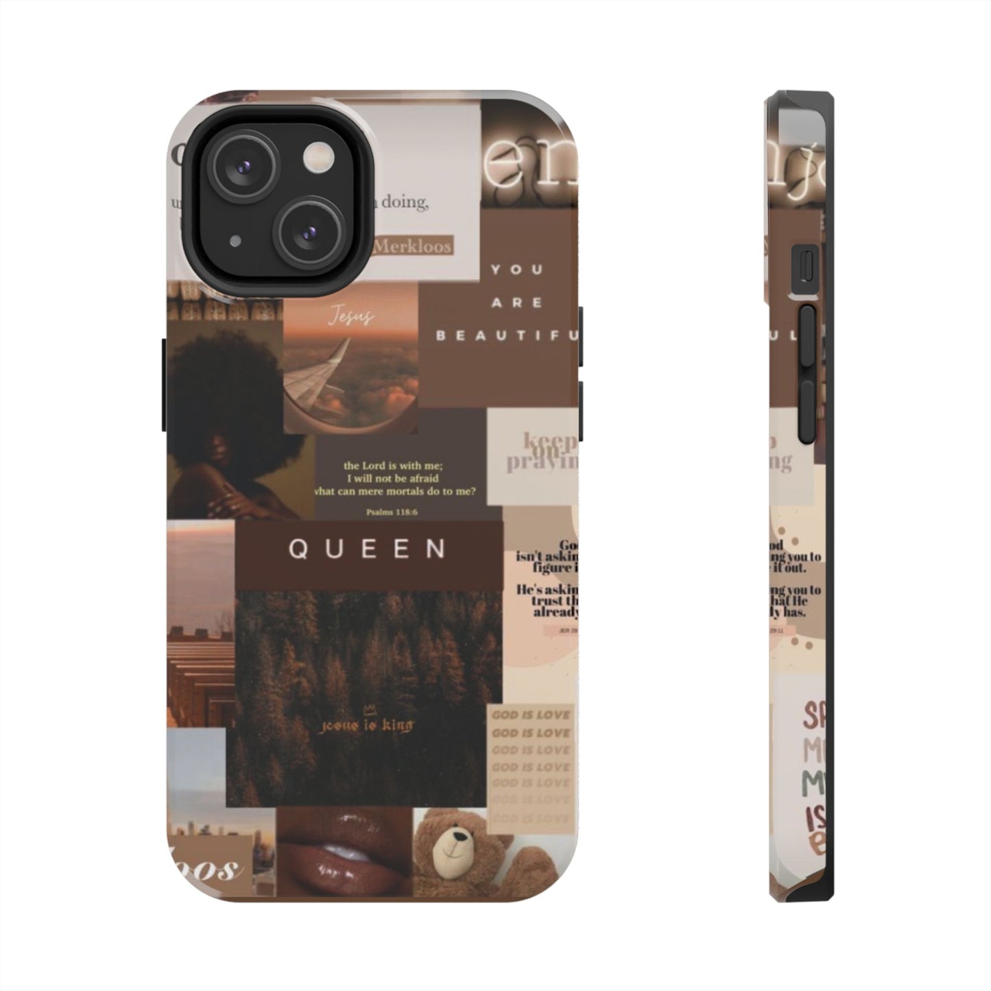 Jesus is King phone case identity, trust and power and every hold