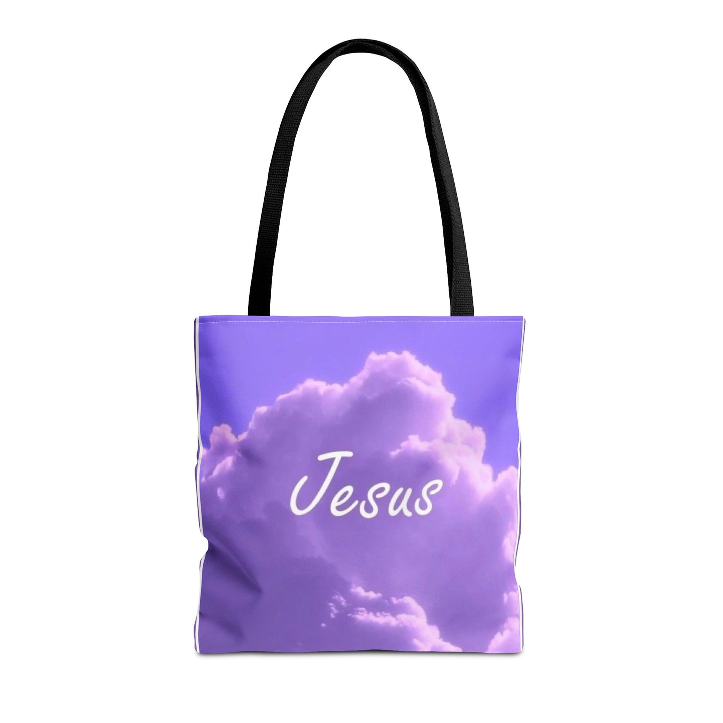 Inspirational Jesus Tote Bag - AOP Cloud Design