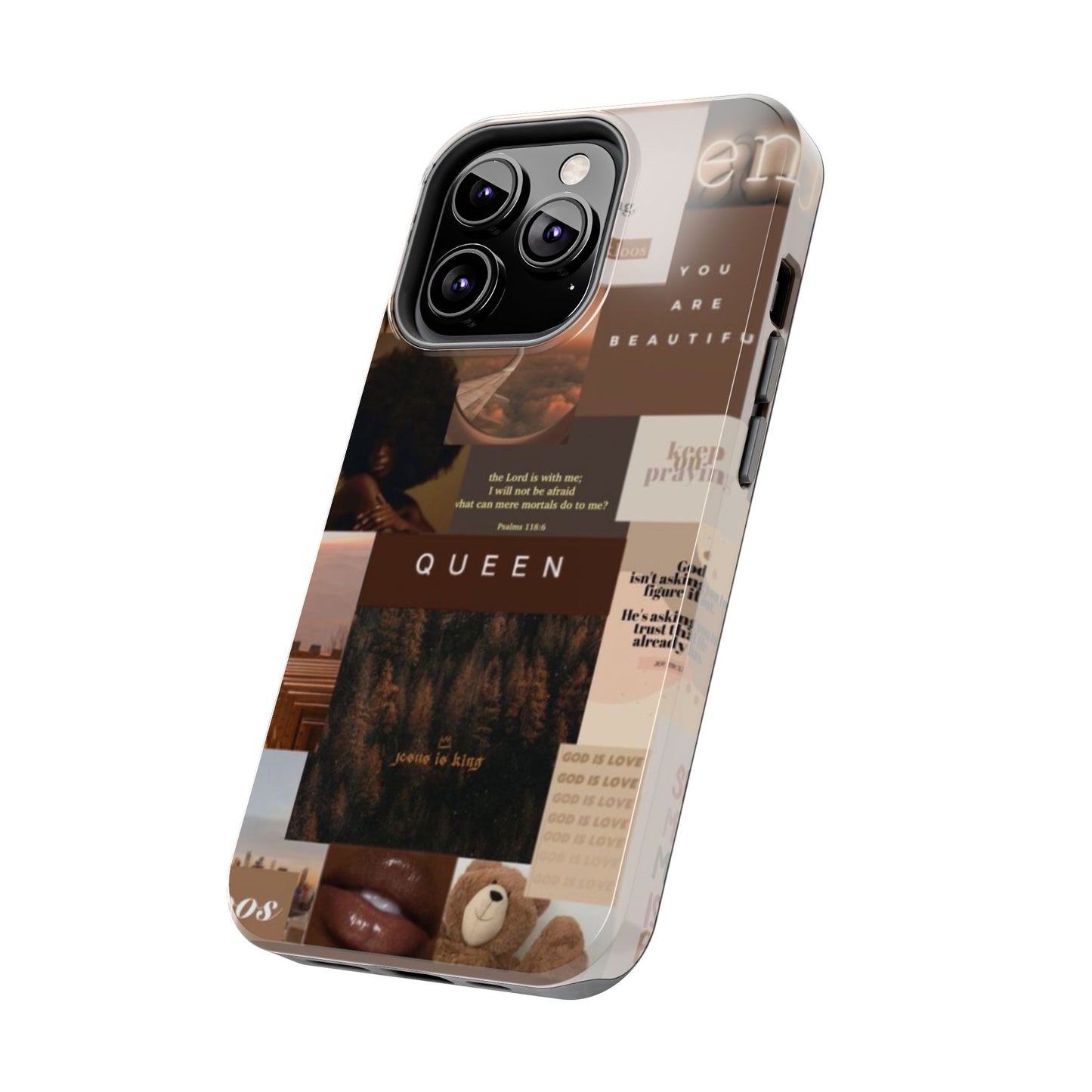 Jesus is King phone case identity, trust and power and every hold