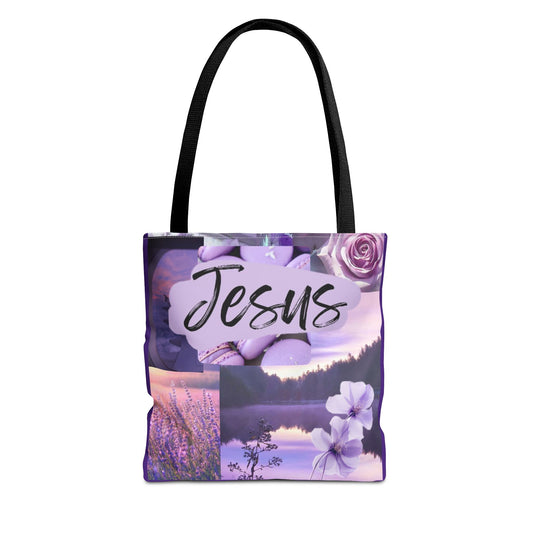 Jesus totes, calm, covered, and centered