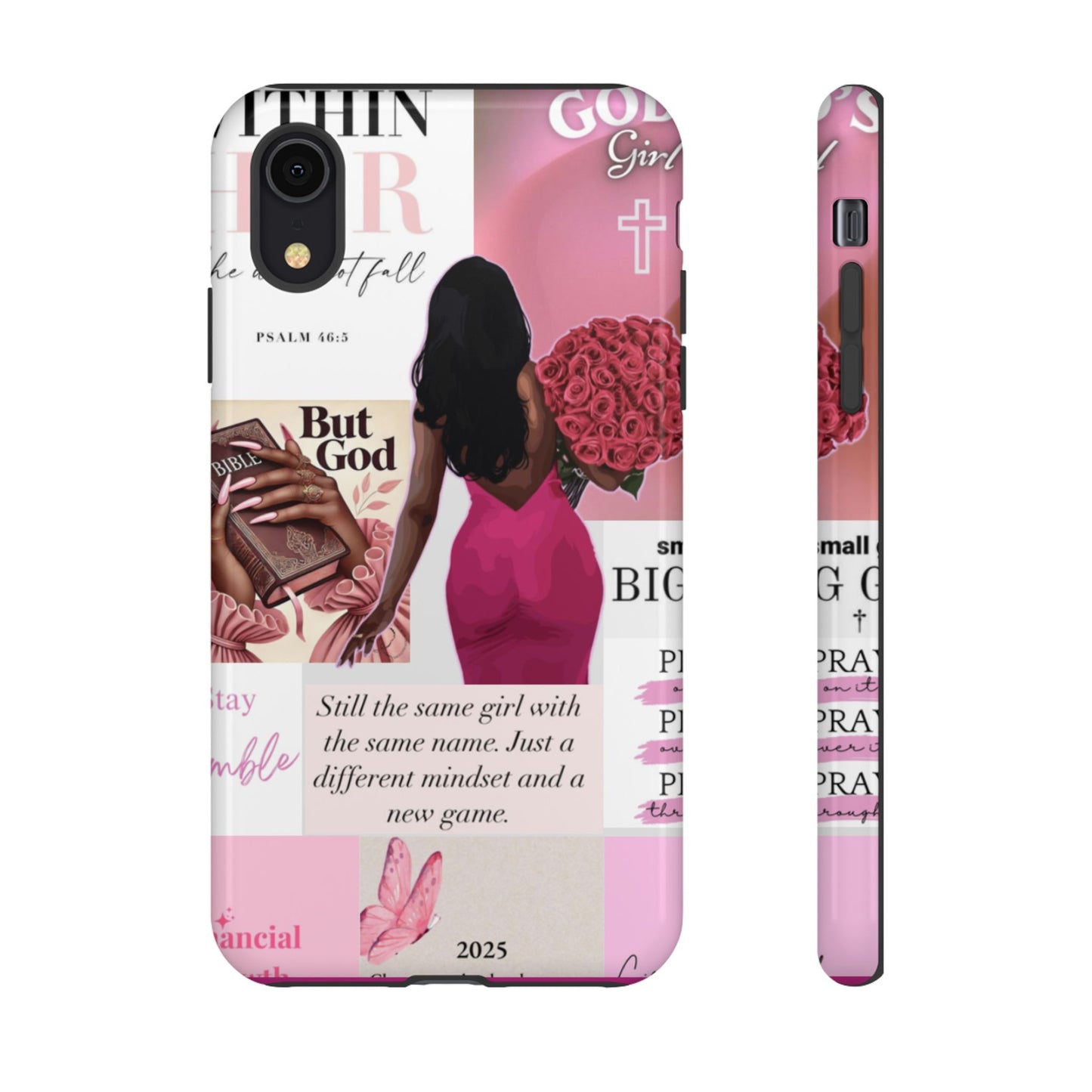 Same girl new game glow up with God phone case