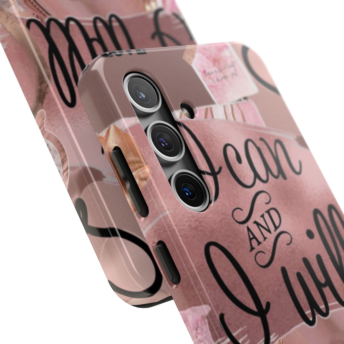 I can and I will  phone case faith, focus, and fierceness