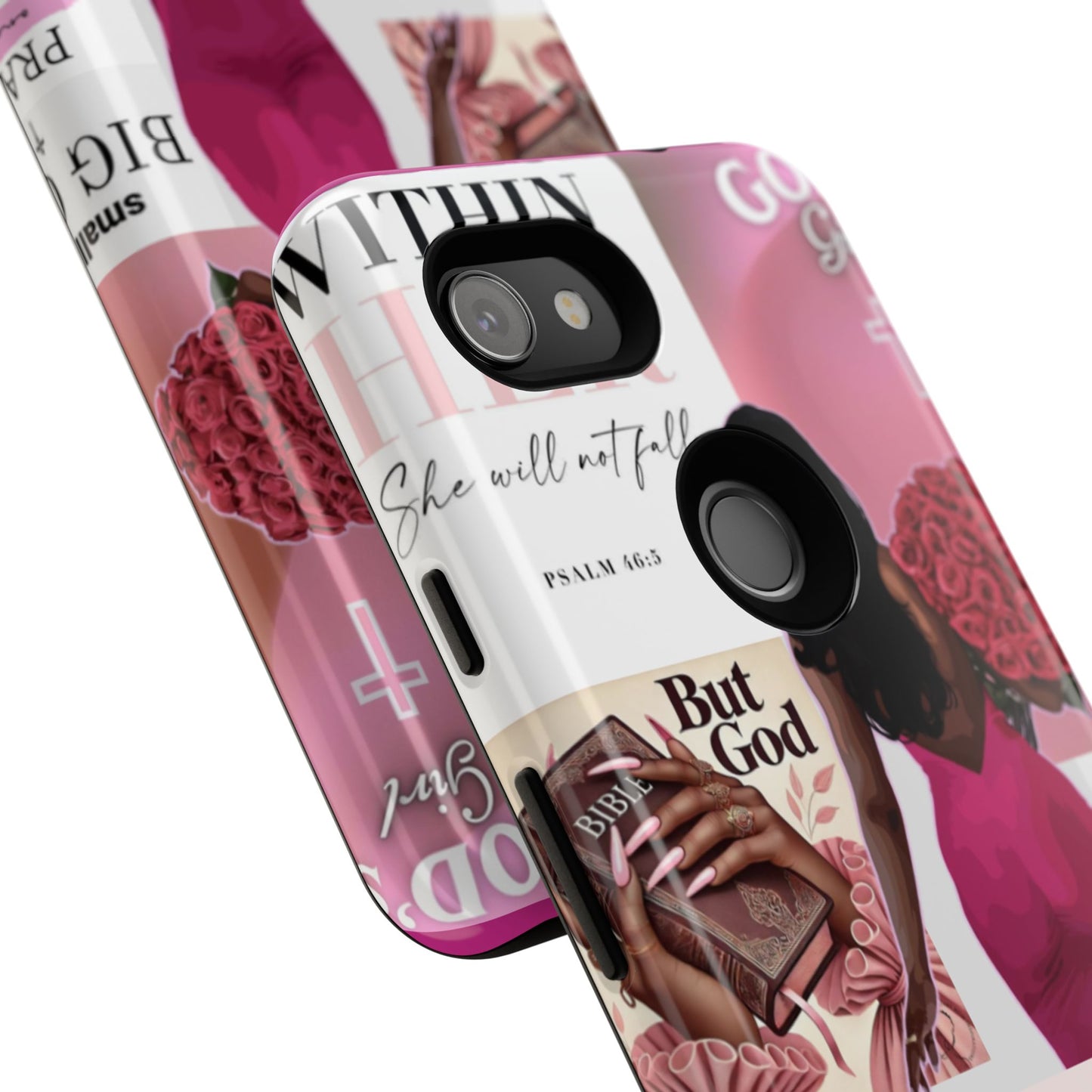 Same girl new game glow up with God phone case