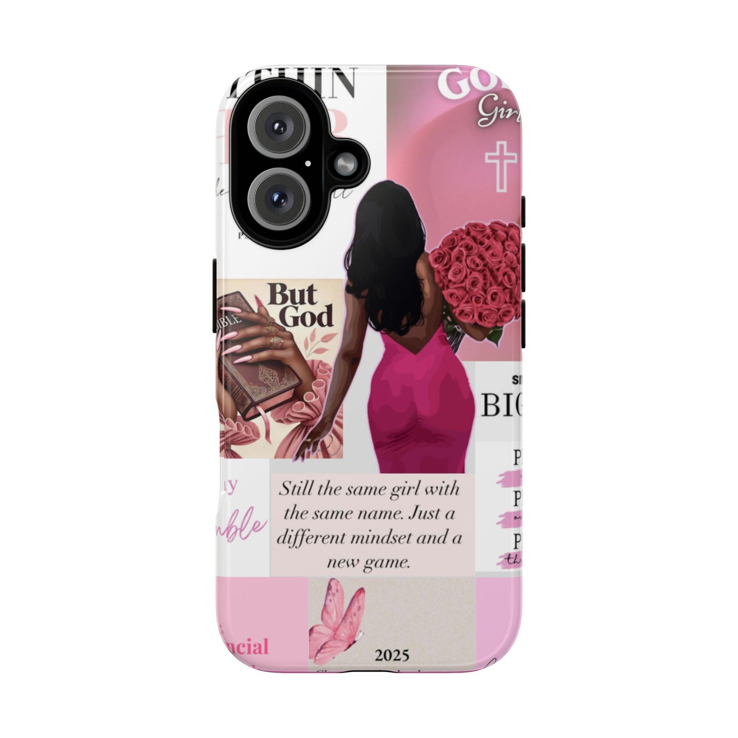 Same girl new game glow up with God phone case