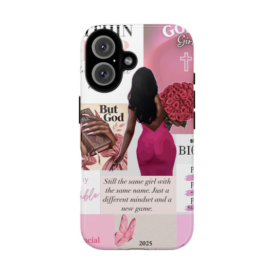 Same girl new game glow up with God phone case