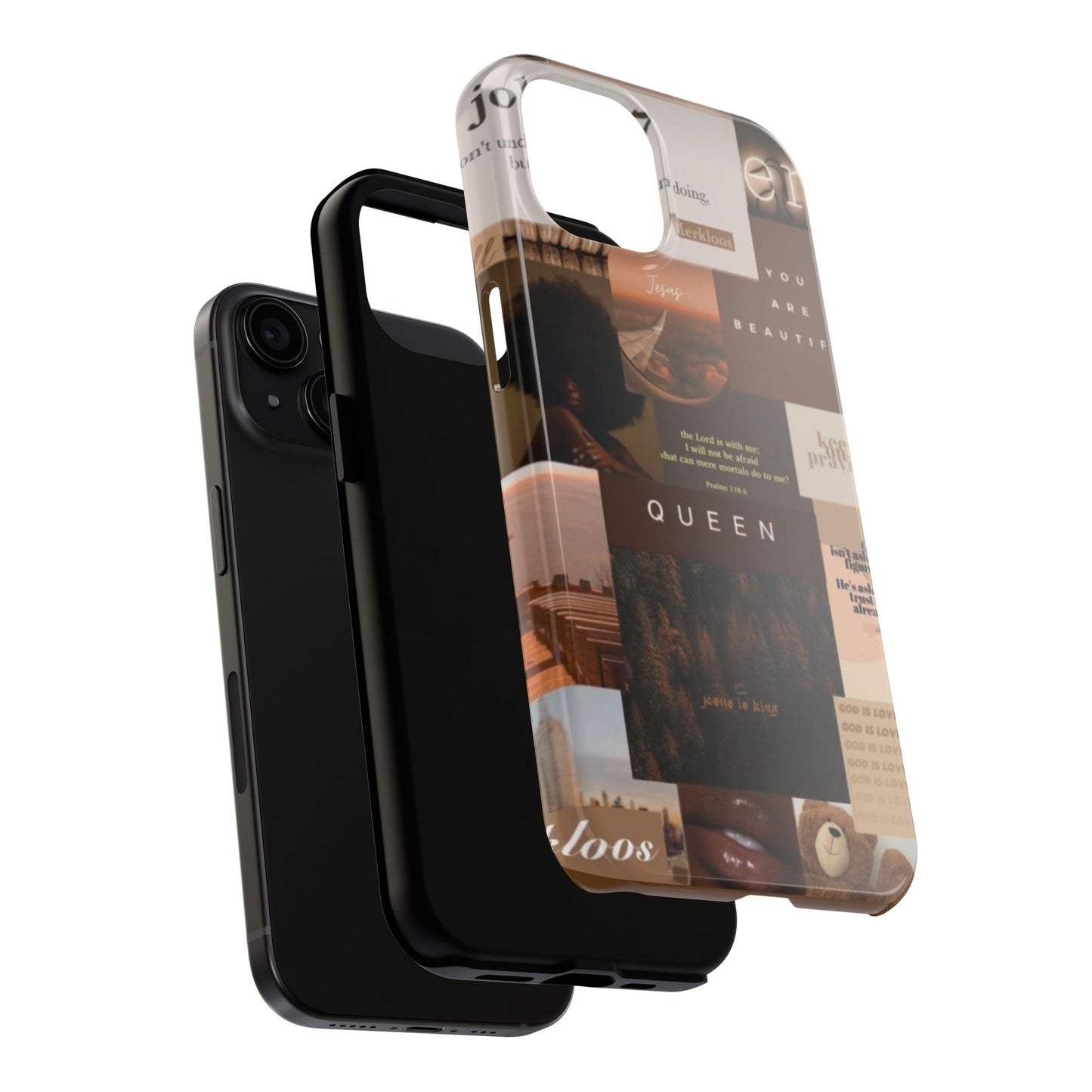 Jesus is King phone case identity, trust and power and every hold
