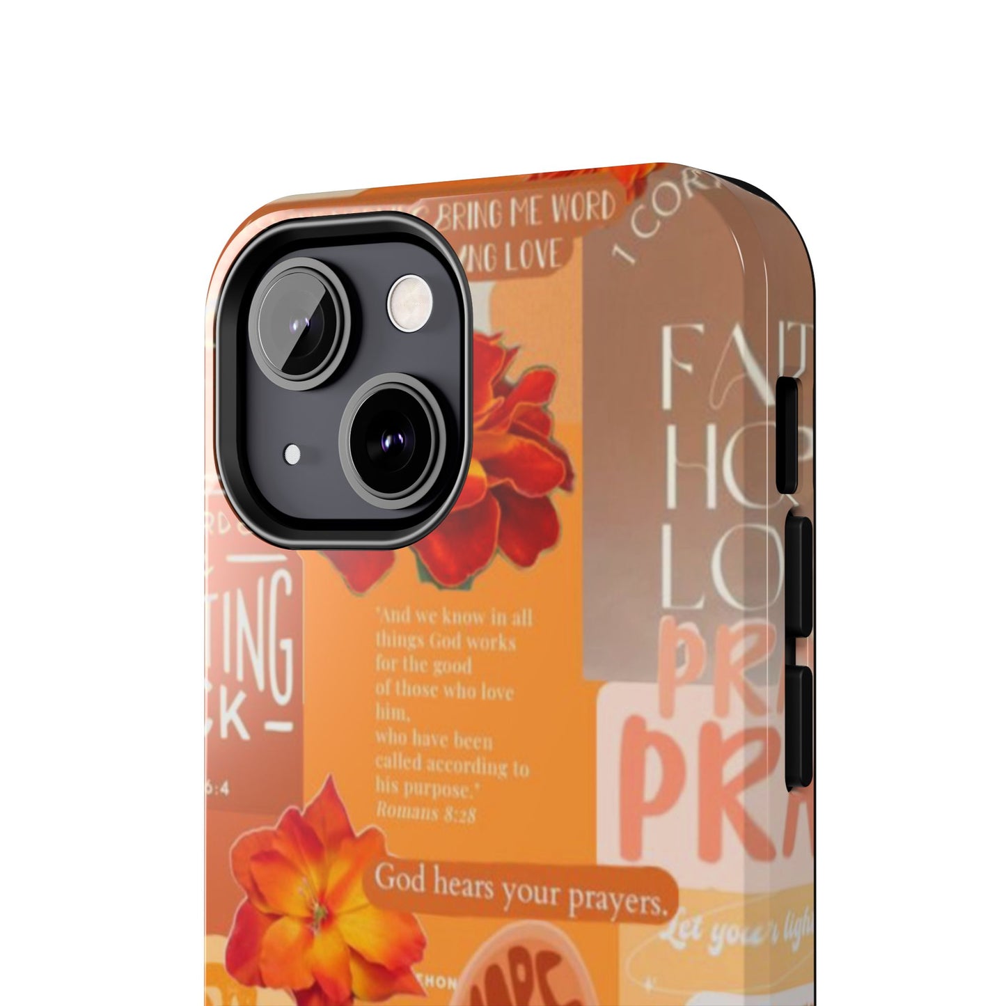 God is in control phone case, bright, bold and prayer filled