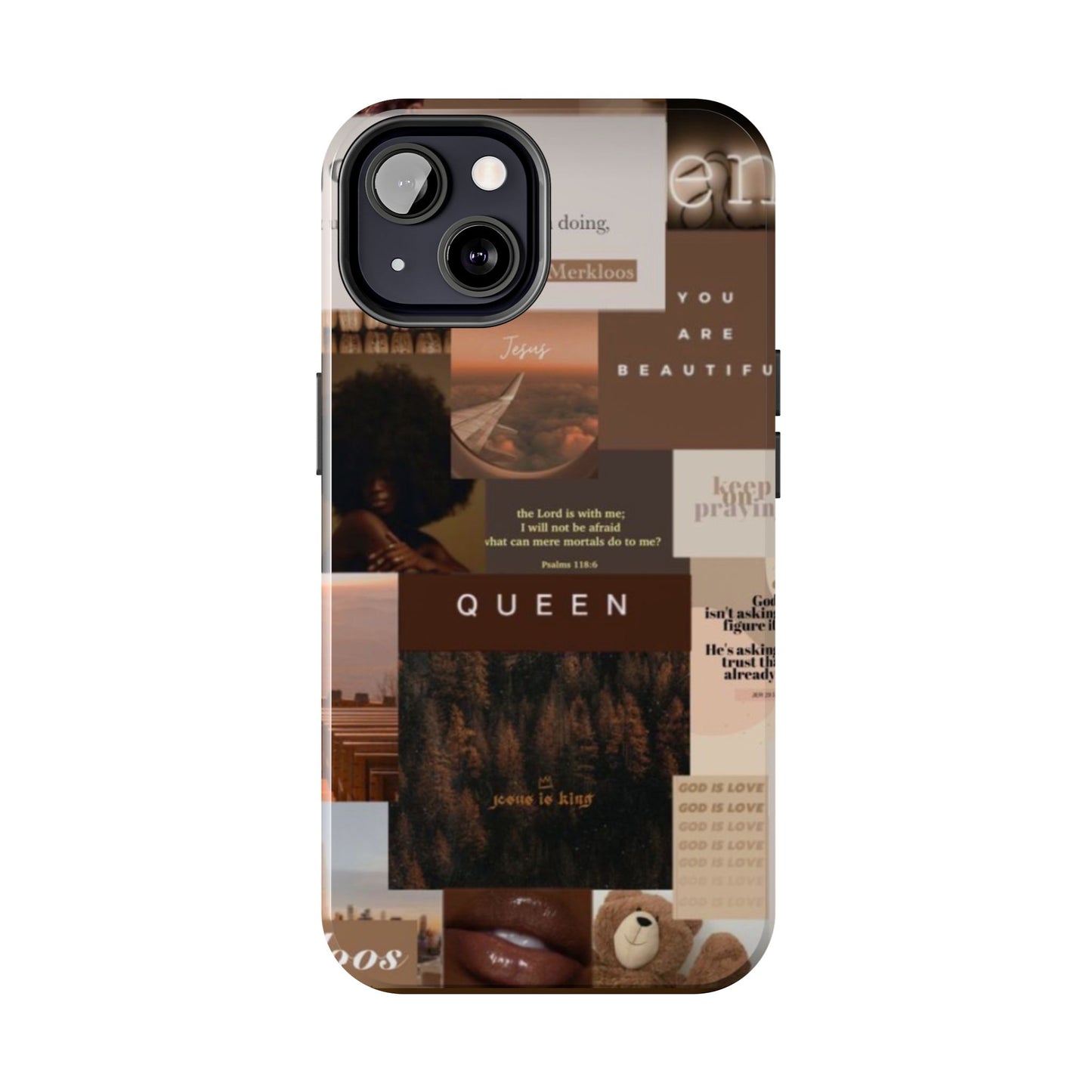 Jesus is King phone case identity, trust and power and every hold