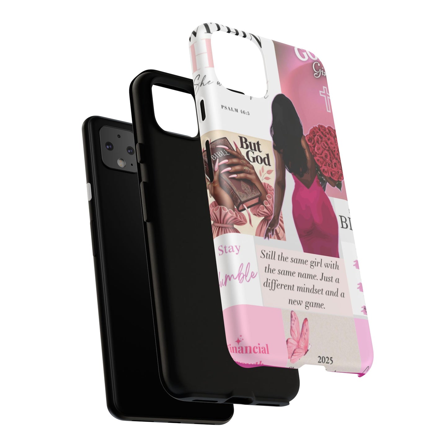 Same girl new game glow up with God phone case