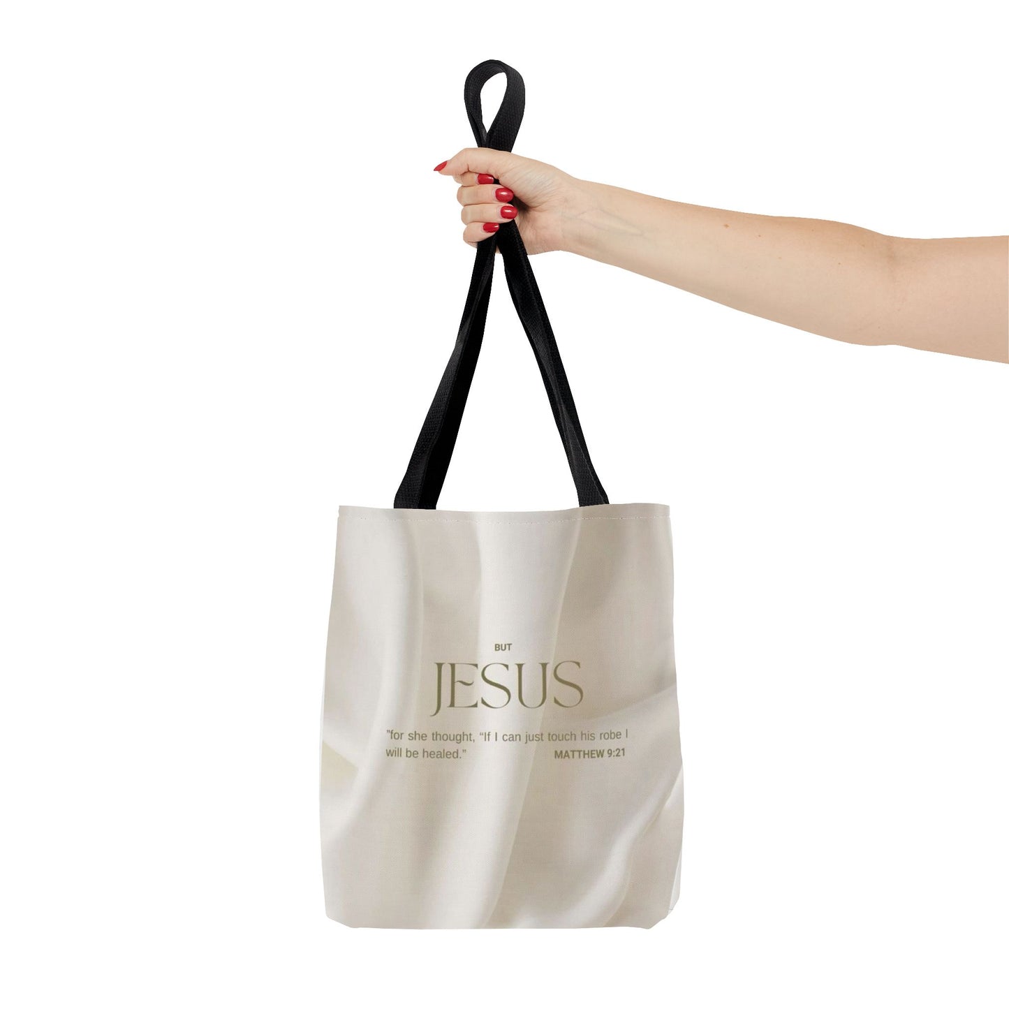 But Jesus healing scripture Tote Bag
