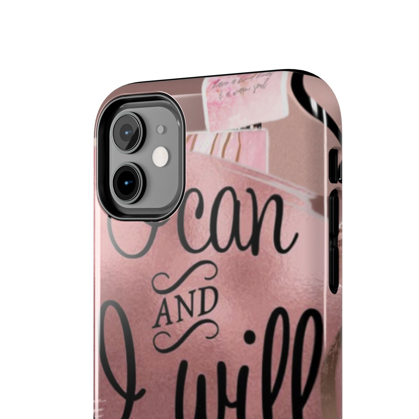 I can and I will  phone case faith, focus, and fierceness