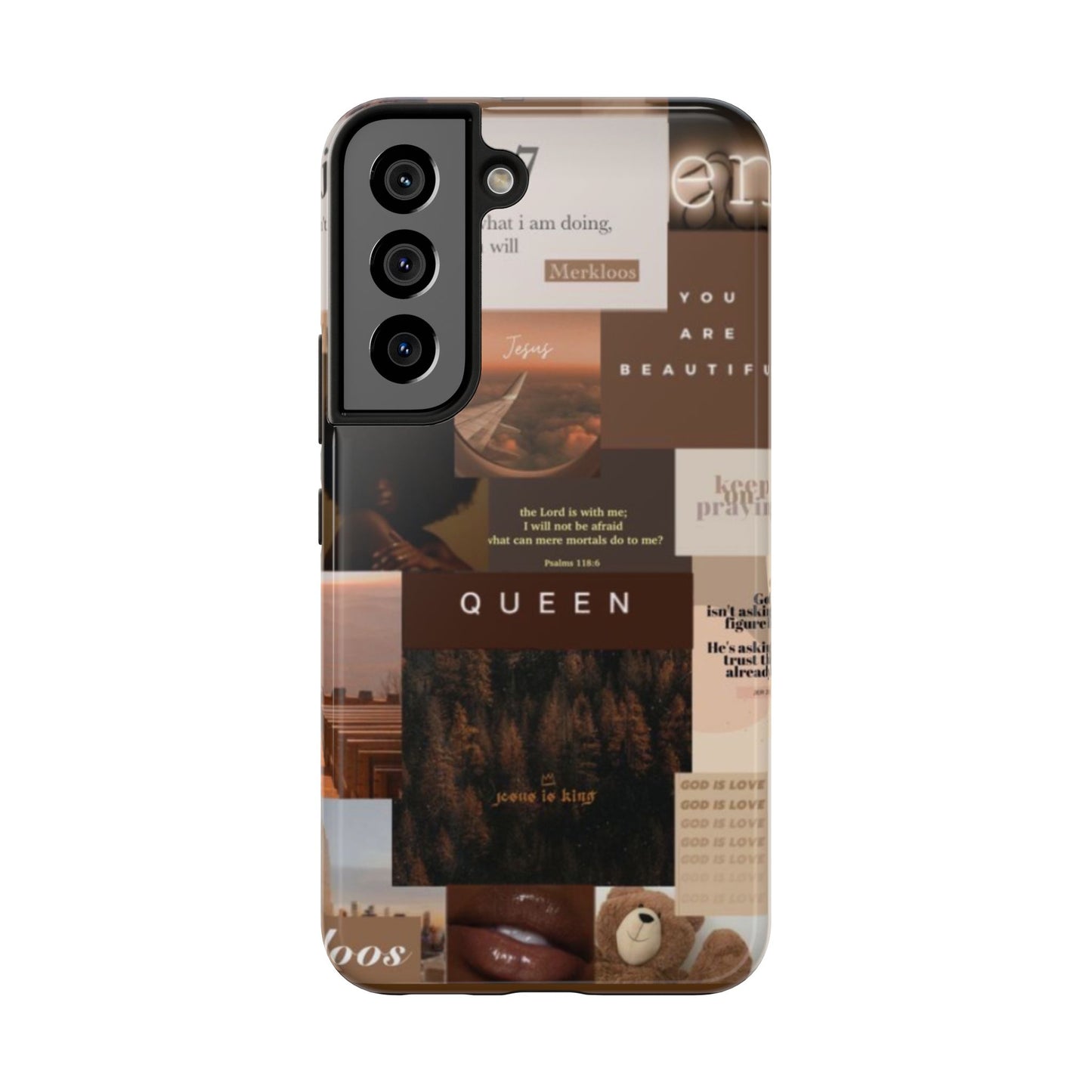 Jesus is King phone case identity, trust and power and every hold