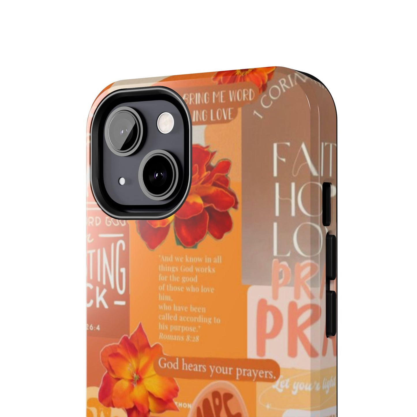 God is in control phone case, bright, bold and prayer filled