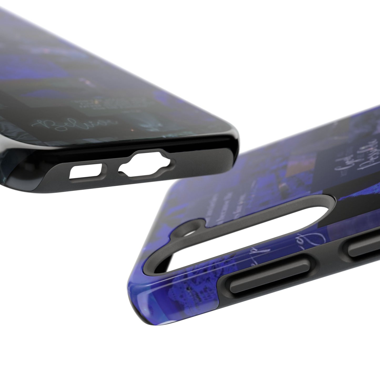 Deep blue faith, phone case with God, all things are possible