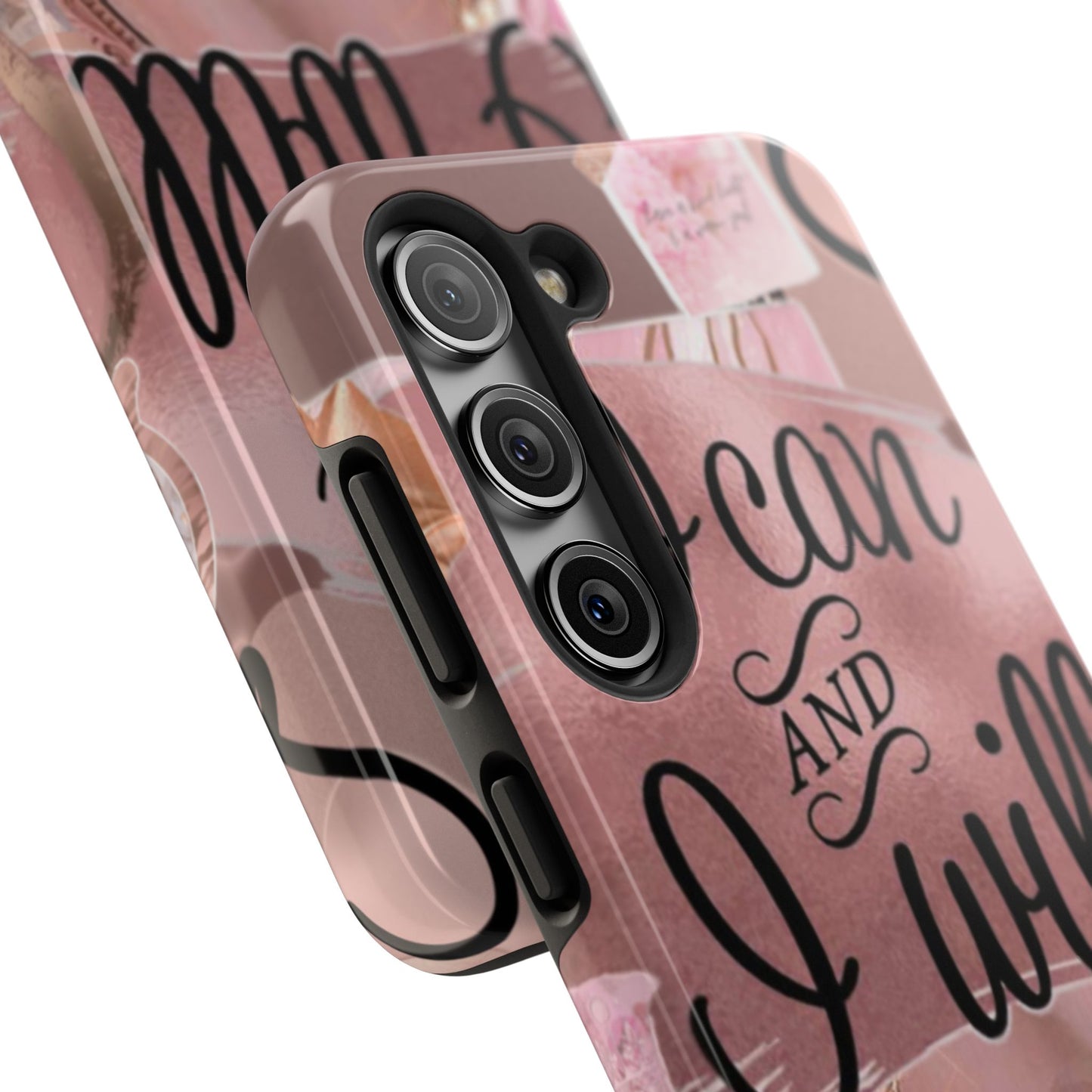 I can and I will  phone case faith, focus, and fierceness
