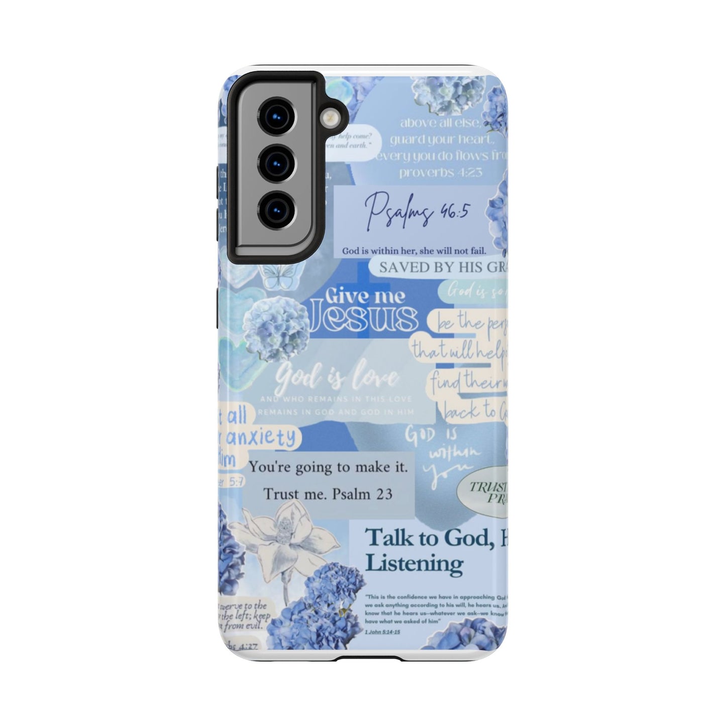 Talk to God he’s listening phone cases