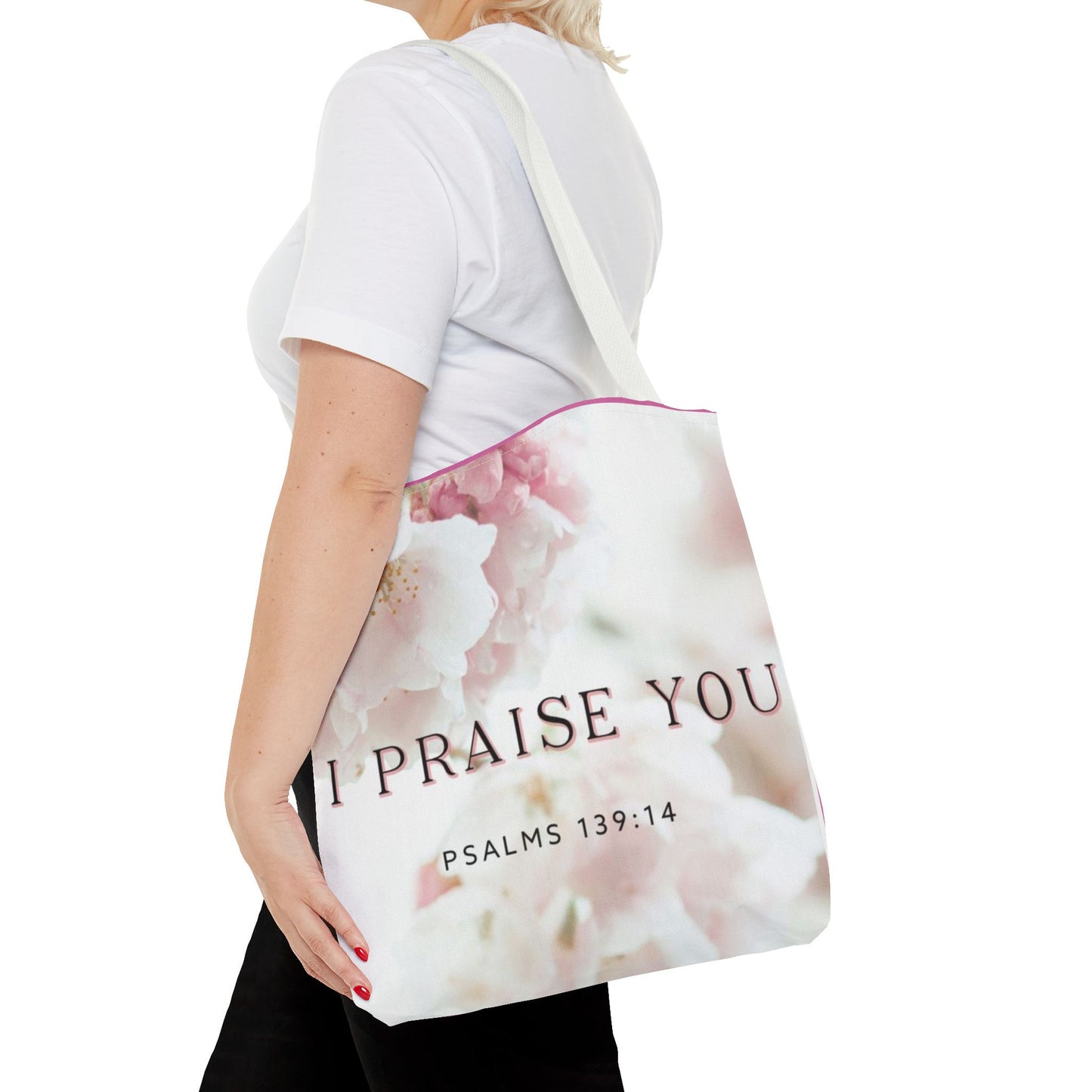 I praise you Tote Bag psalm 139:14
