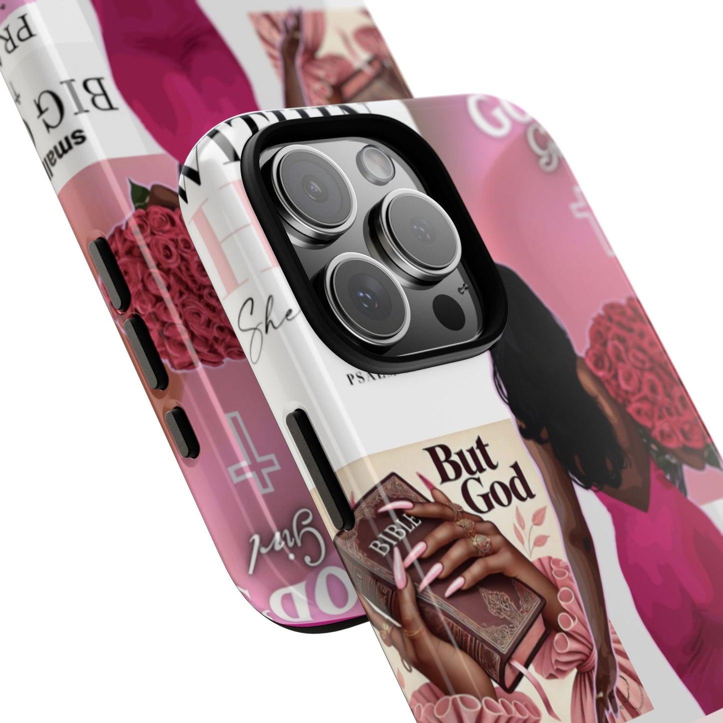 Same girl new game glow up with God phone case