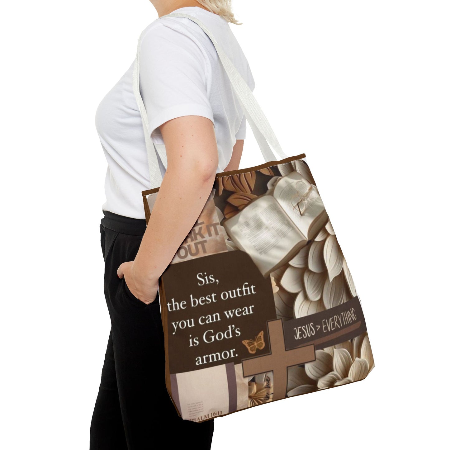 Inspirational Faith Tote Bag - Jesus is Everything Design