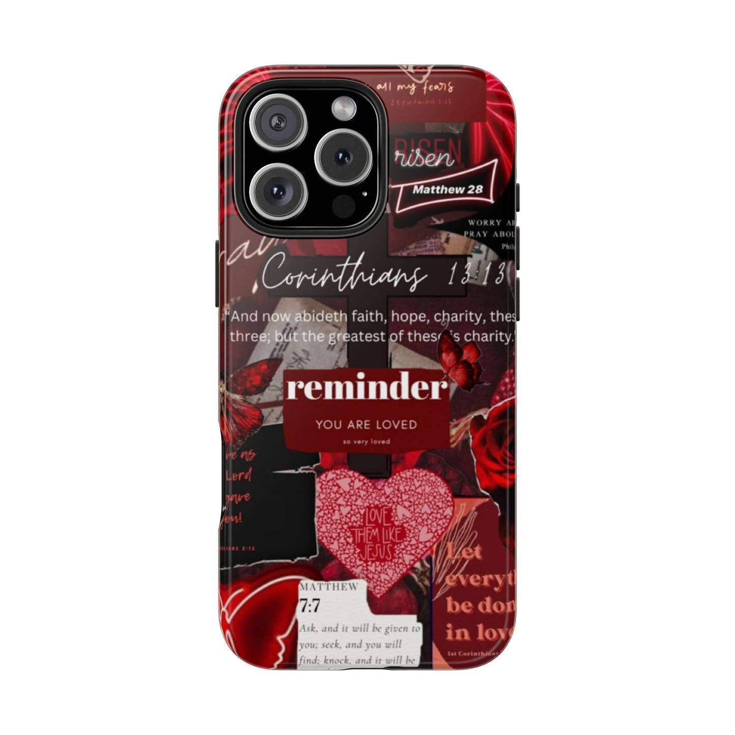 You are loved phone case, faith, love, and bold truth