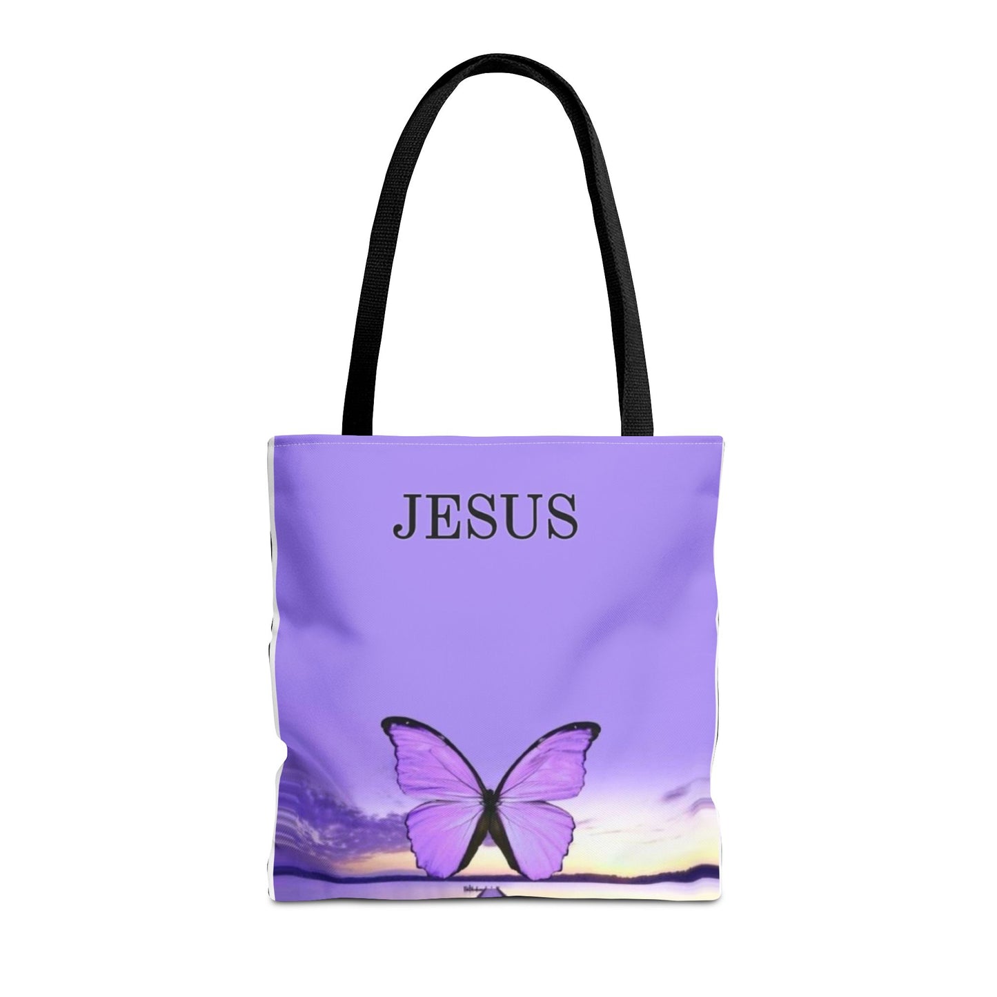 Inspirational Butterfly Tote Bag - Jesus Design