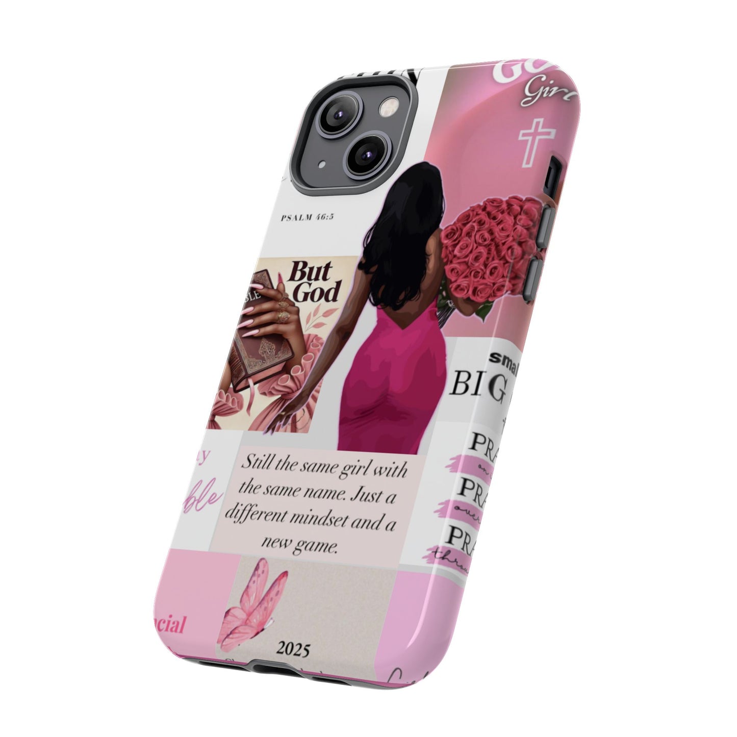 Same girl new game glow up with God phone case