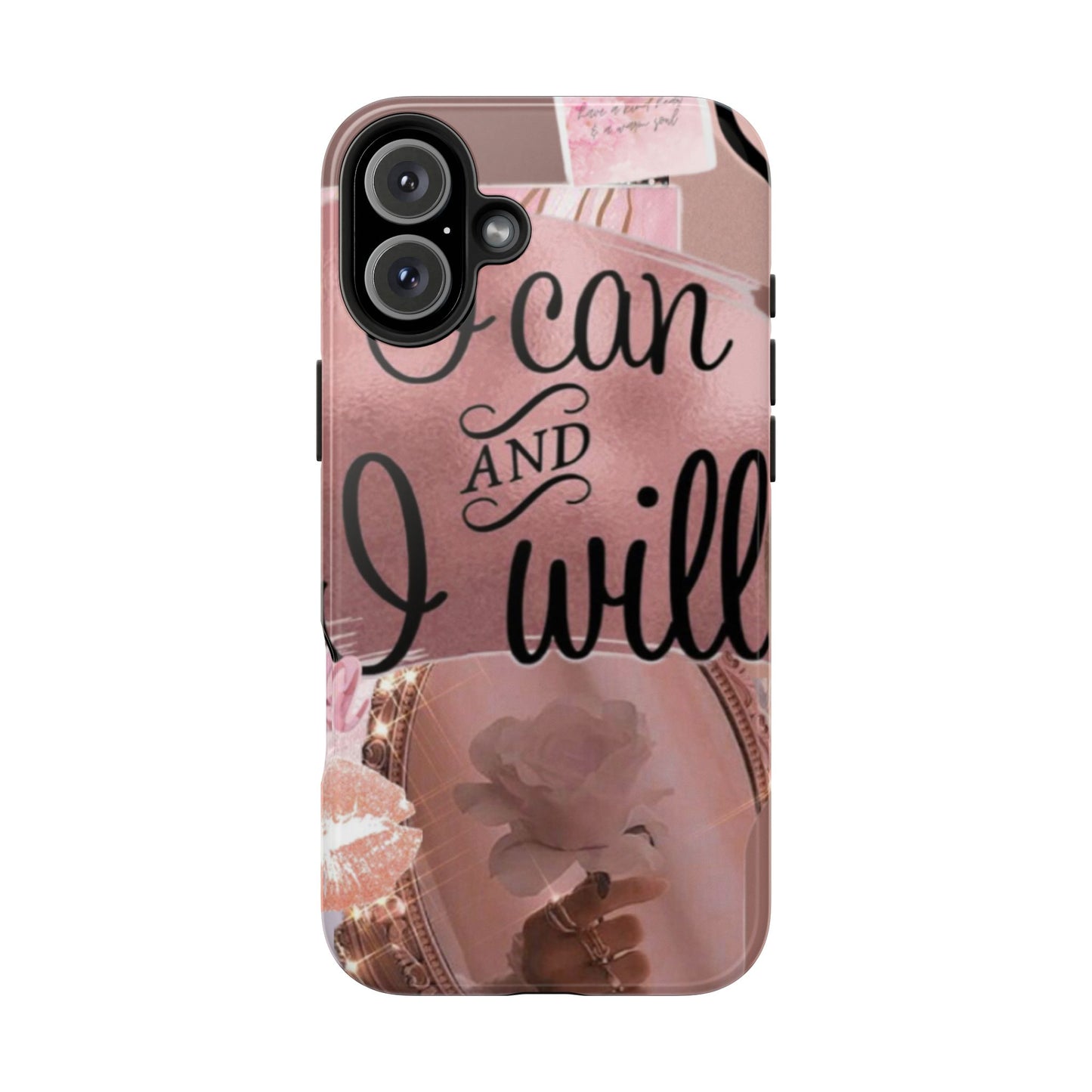 I can and I will  phone case faith, focus, and fierceness