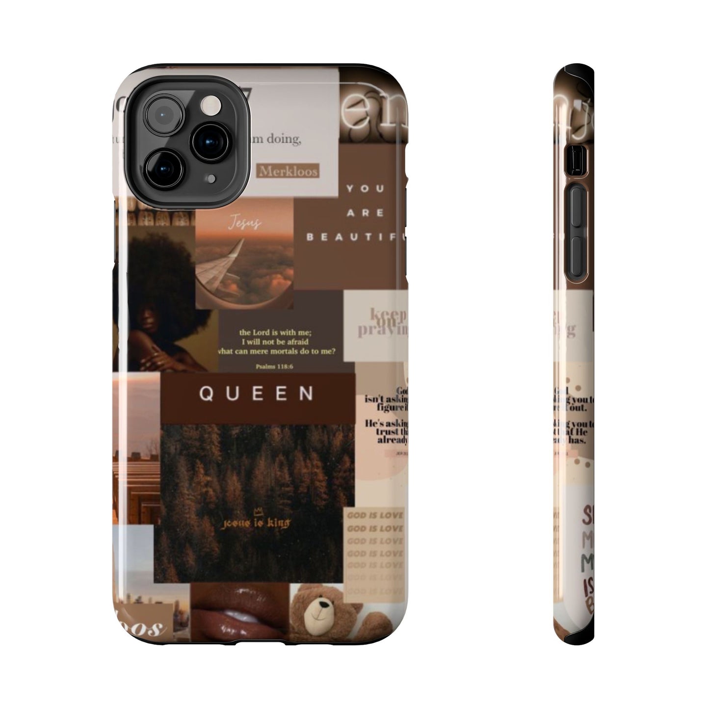Jesus is King phone case identity, trust and power and every hold