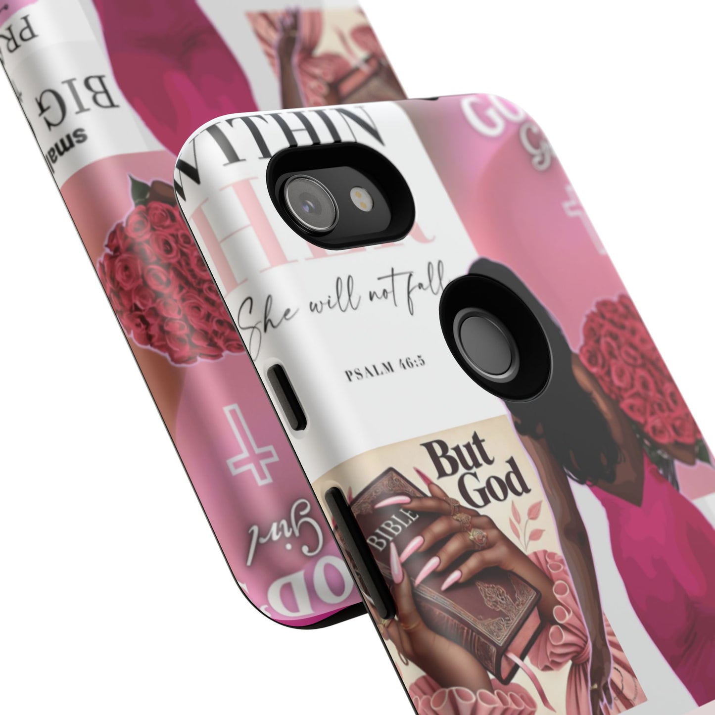 Same girl new game glow up with God phone case