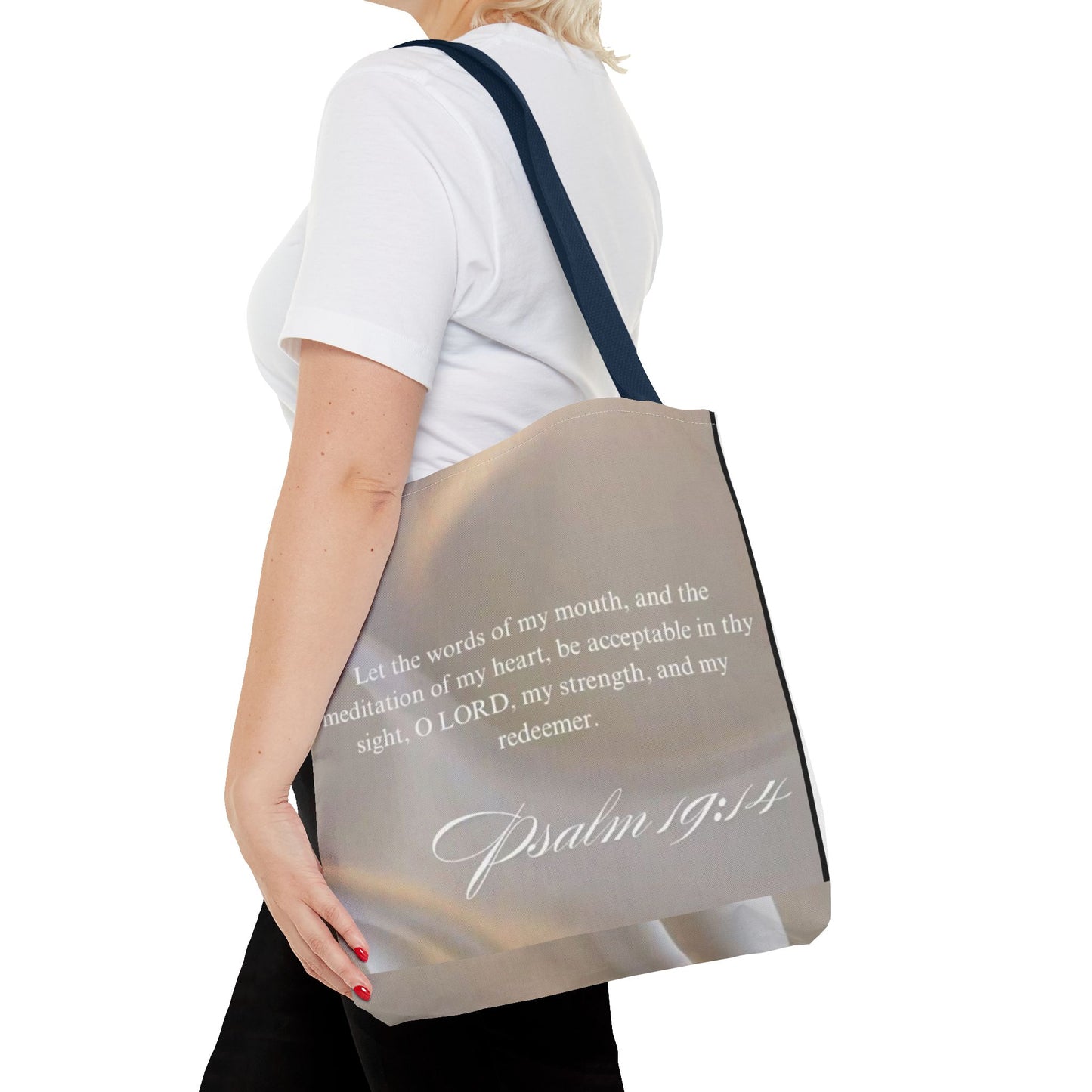 Meditation of my heart scripture Tote Bag psalm 19:14