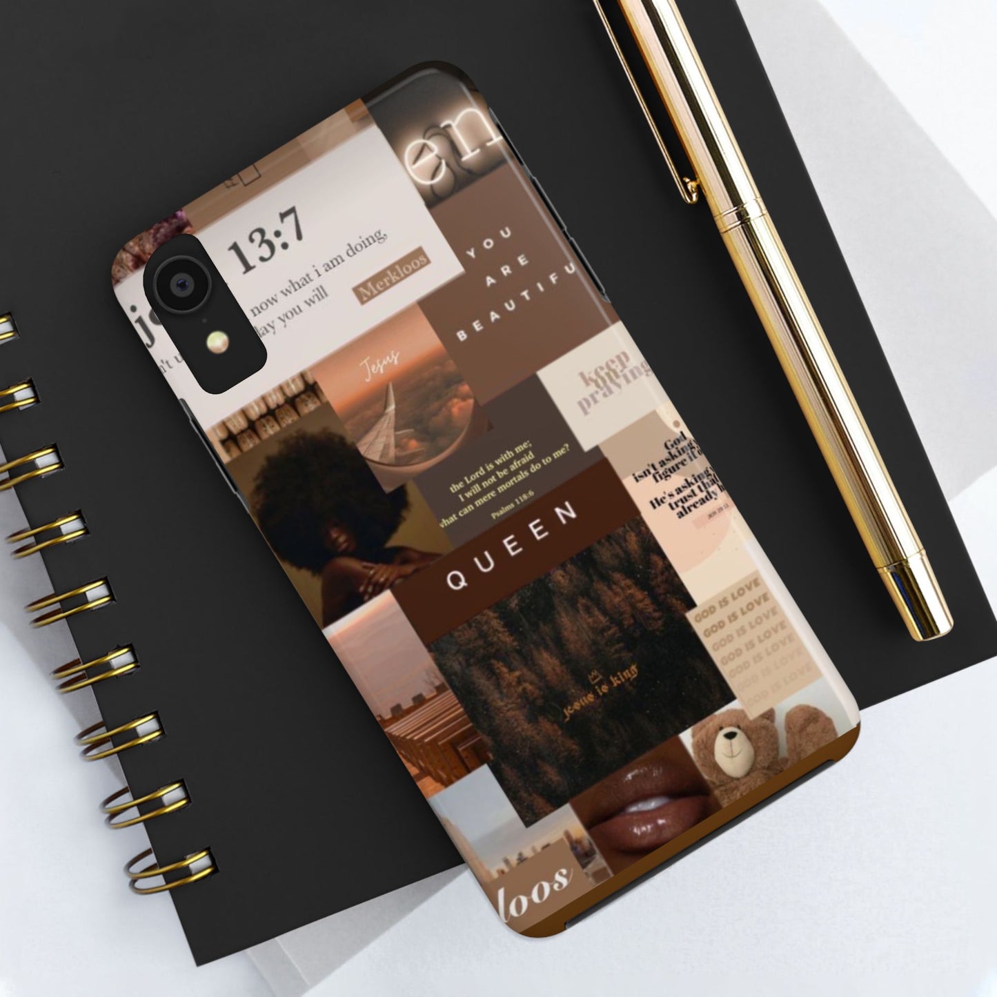 Jesus is King phone case identity, trust and power and every hold