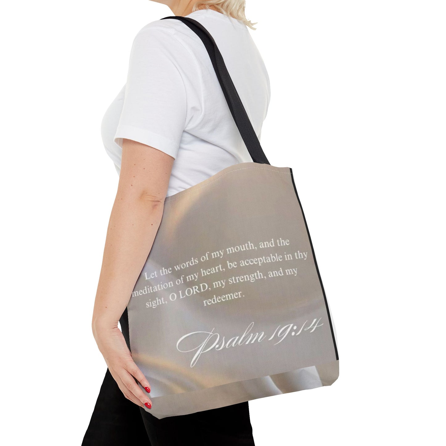 Meditation of my heart scripture Tote Bag psalm 19:14
