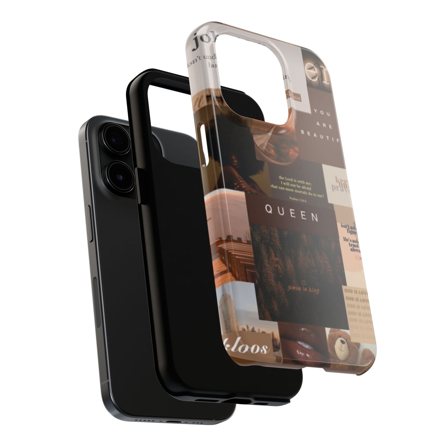 Jesus is King phone case identity, trust and power and every hold
