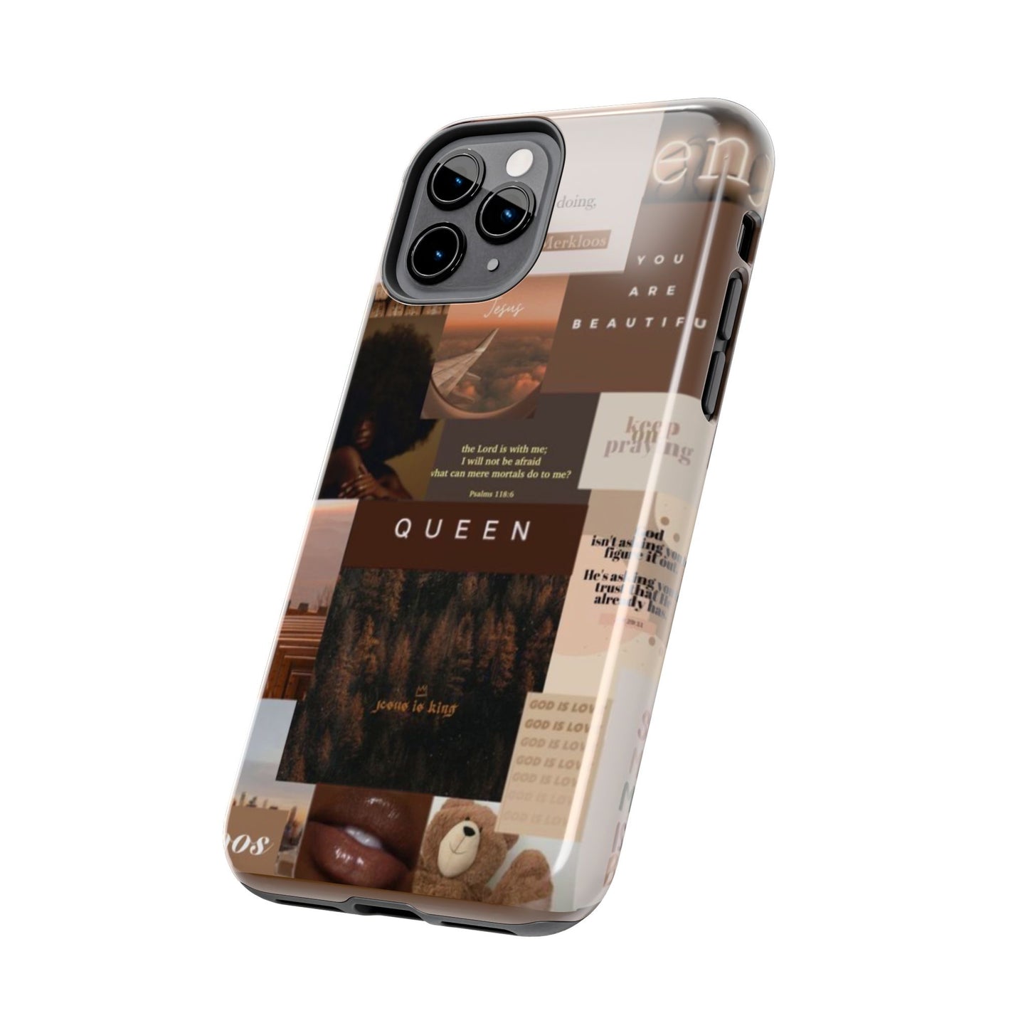 Jesus is King phone case identity, trust and power and every hold