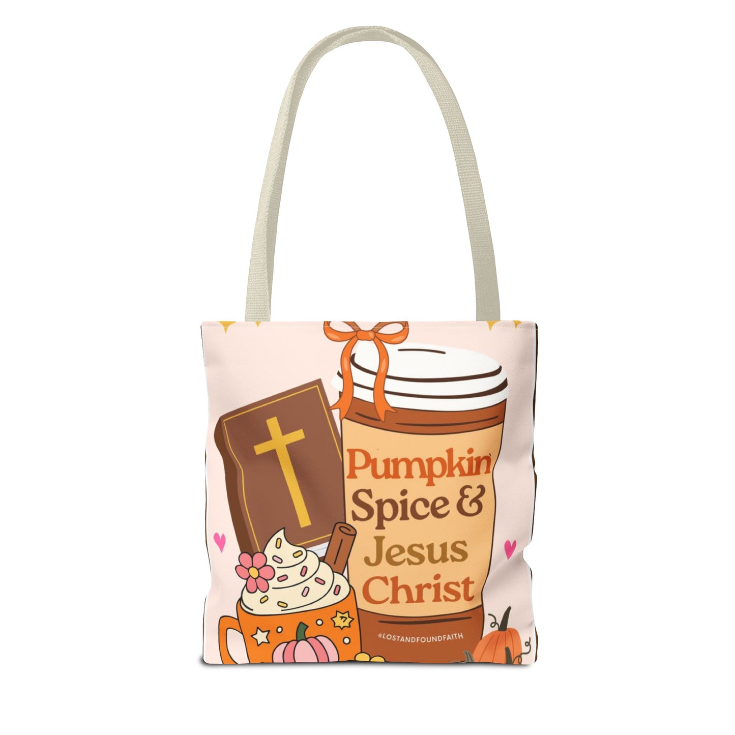 Pumpkin Spice & Jesus Tote Bag