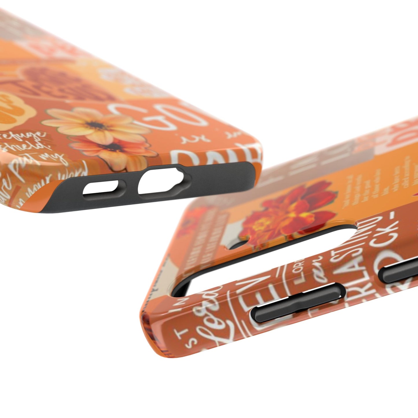 God is in control phone case, bright, bold and prayer filled