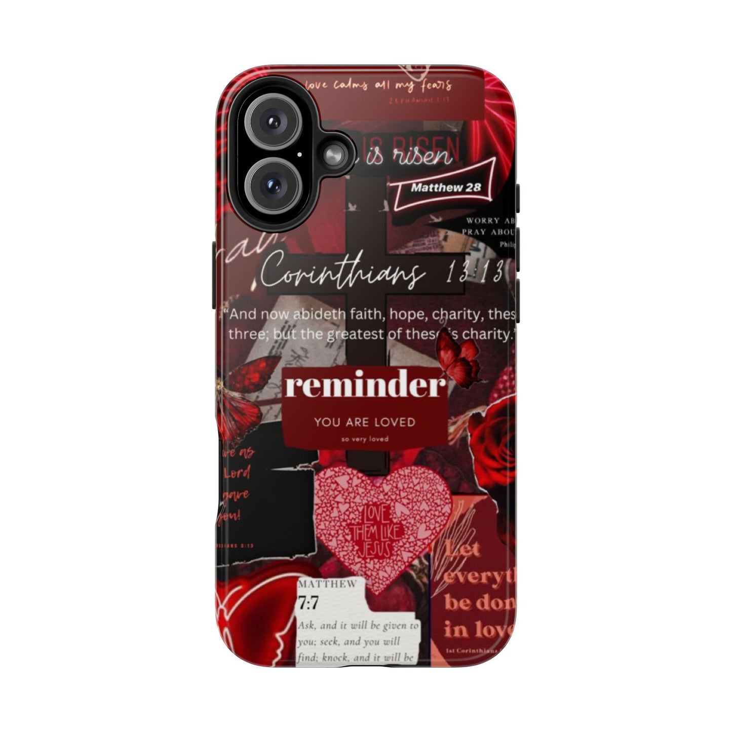 You are loved phone case, faith, love, and bold truth