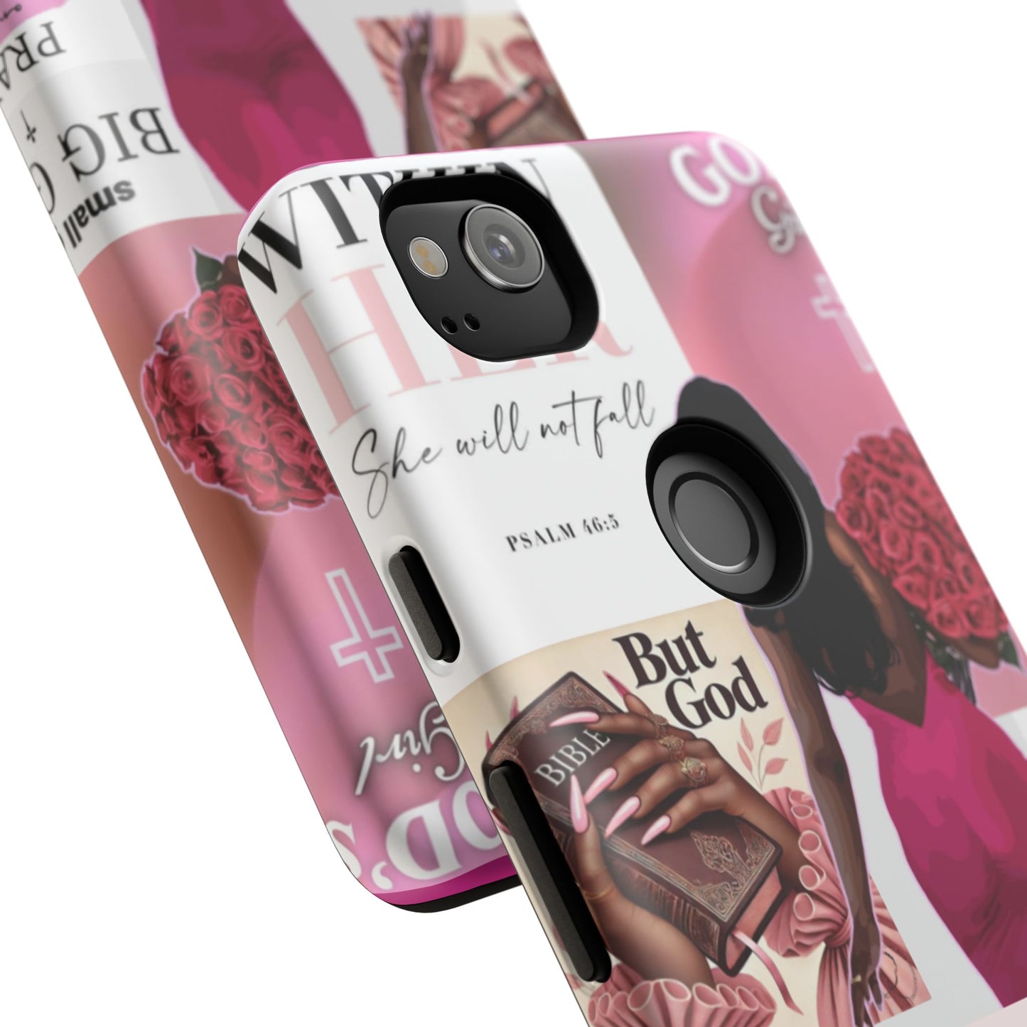 Same girl new game glow up with God phone case