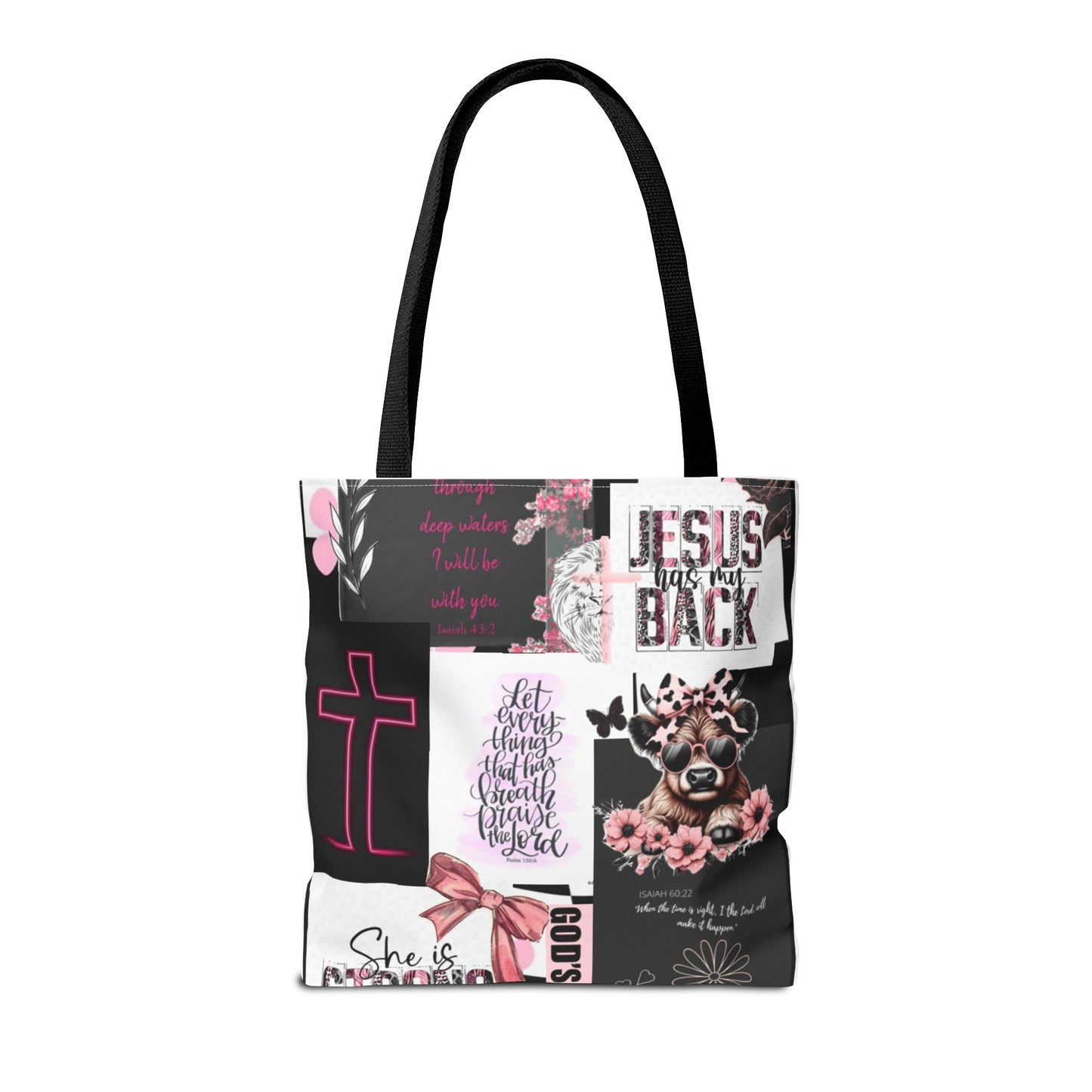 Inspirational Christian Tote Bag - Faith & Love Designs
