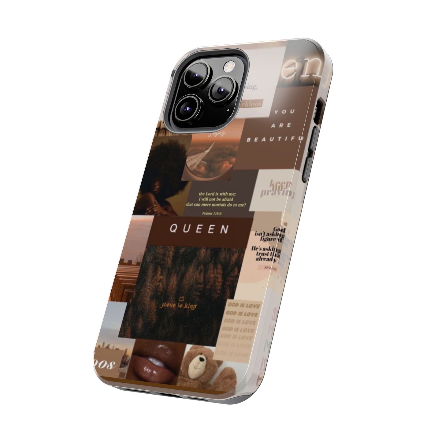 Jesus is King phone case identity, trust and power and every hold