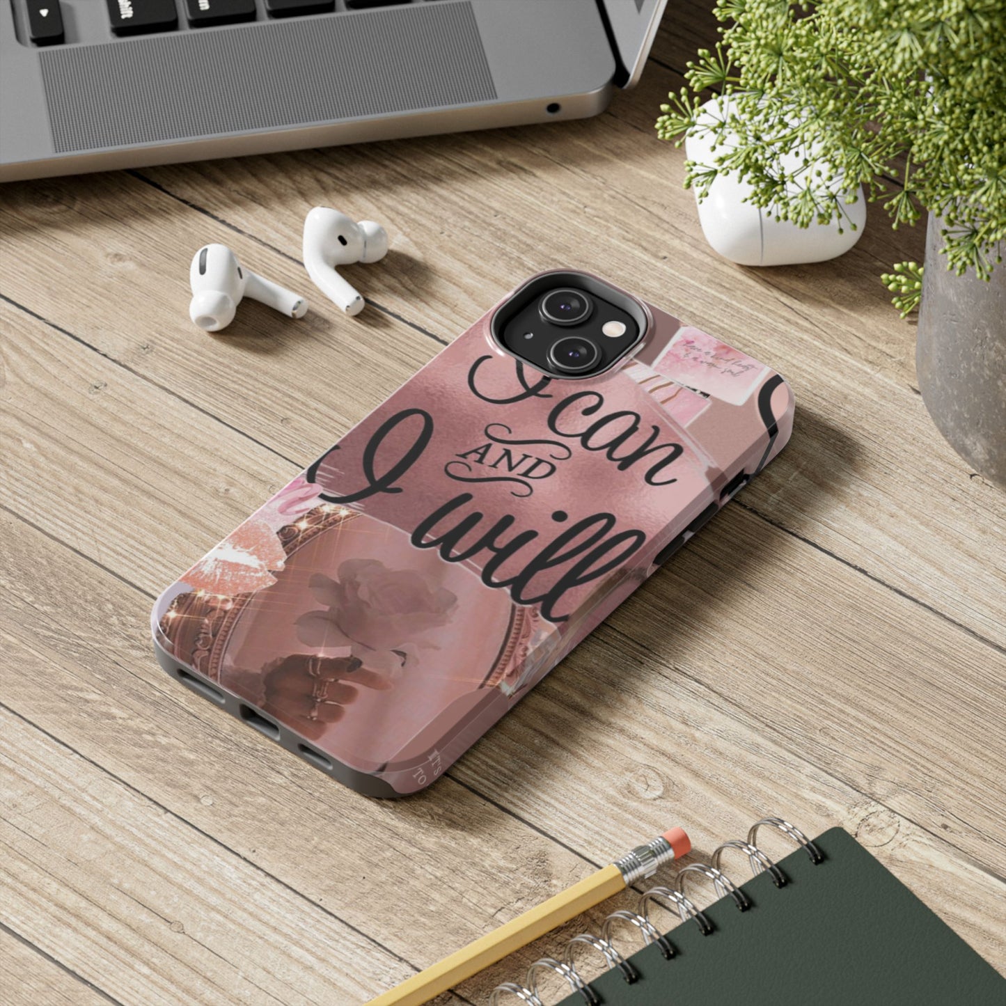 I can and I will  phone case faith, focus, and fierceness
