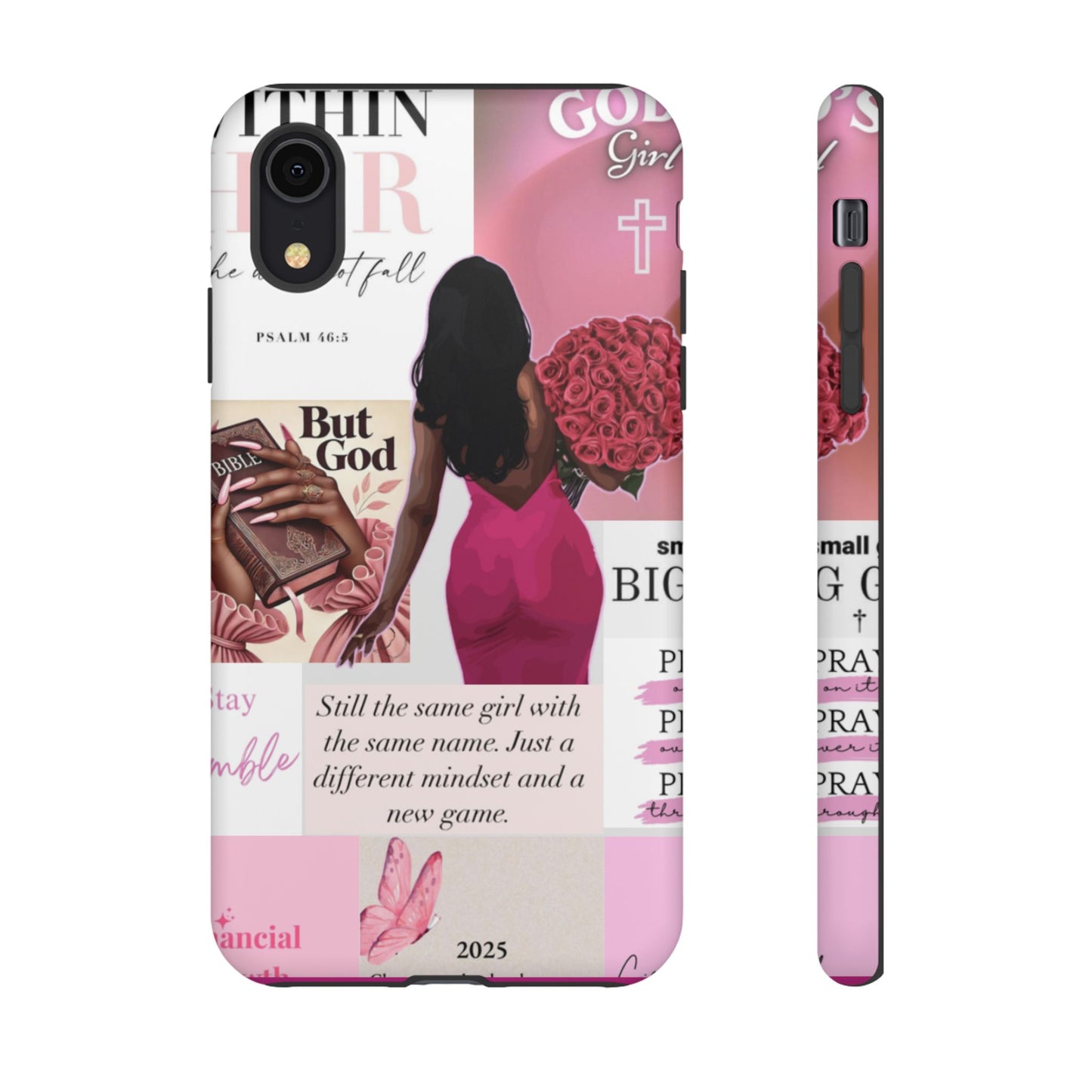 Same girl new game glow up with God phone case